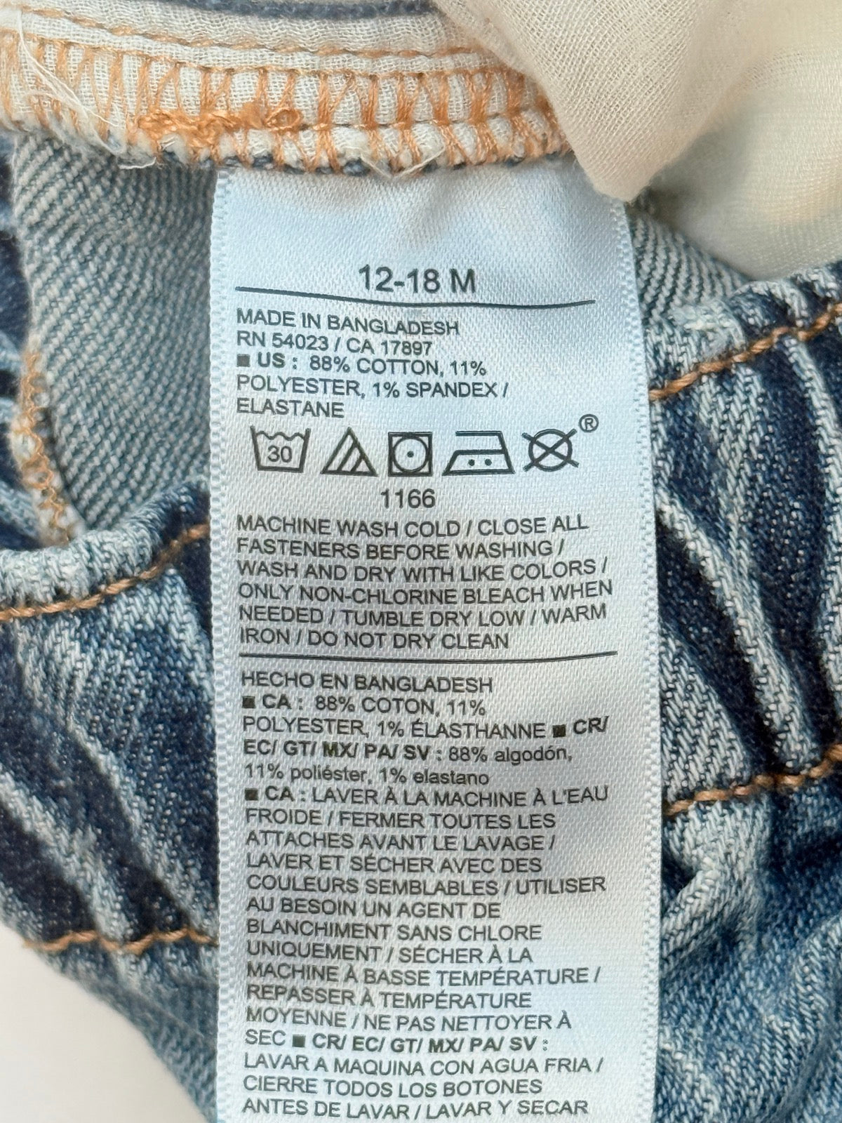 Old Navy Carpenter Jeans 12-18M