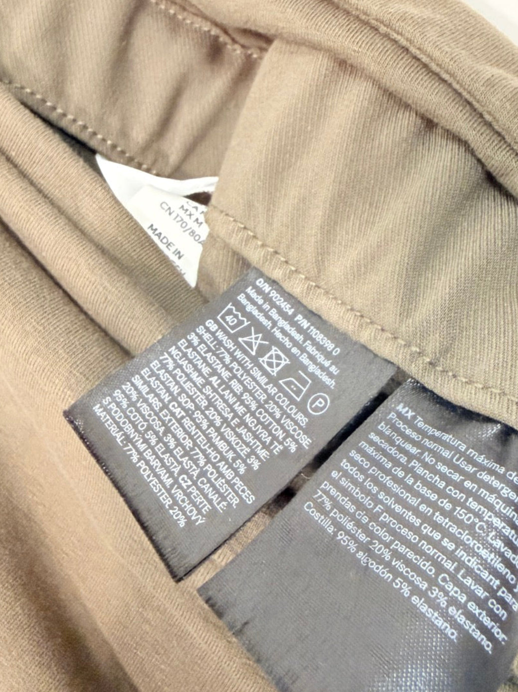 H&M Mama Olive Maternity Trousers Size M