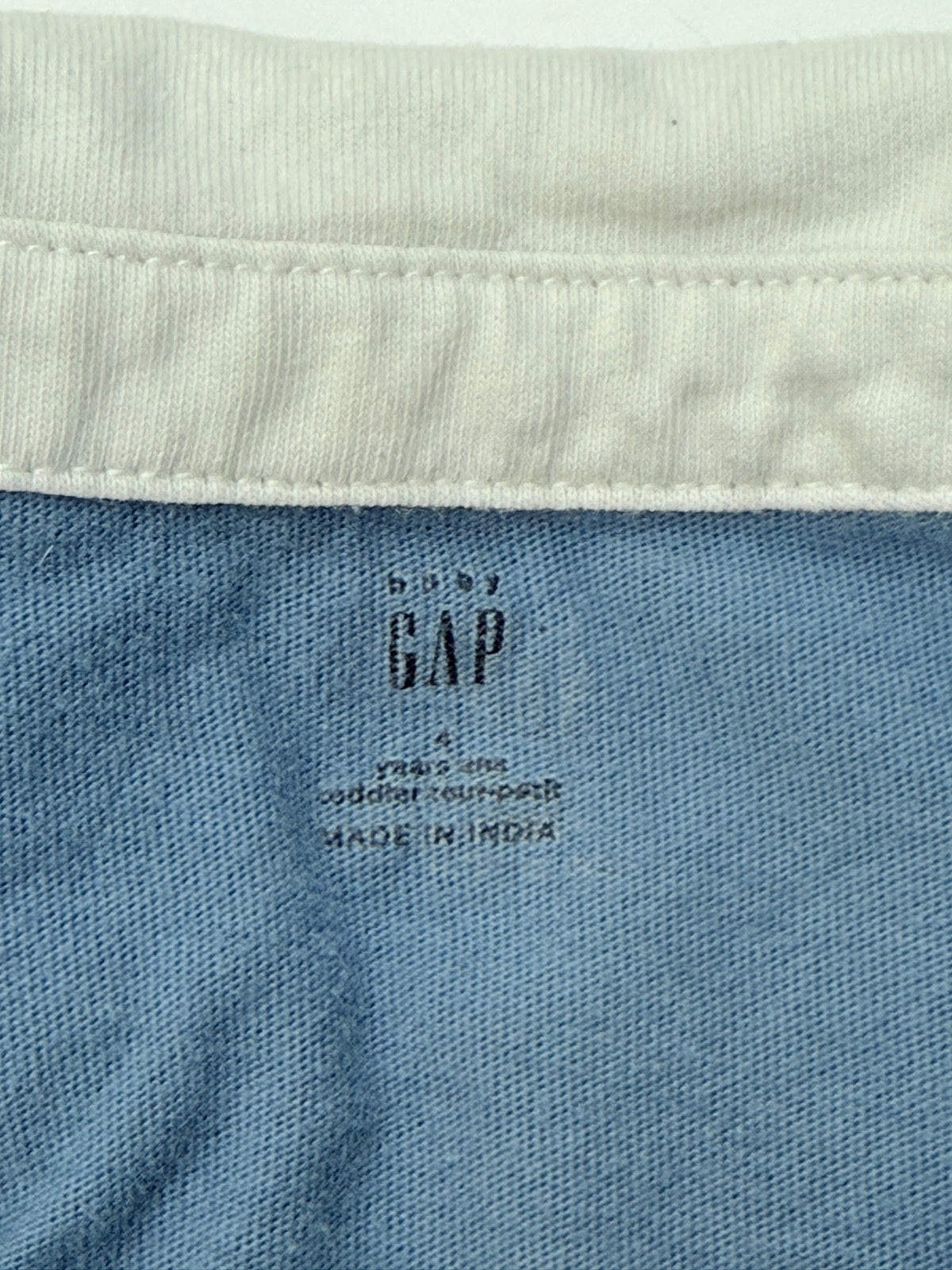 Baby Gap Blue Rugby Polo Shirt 4T