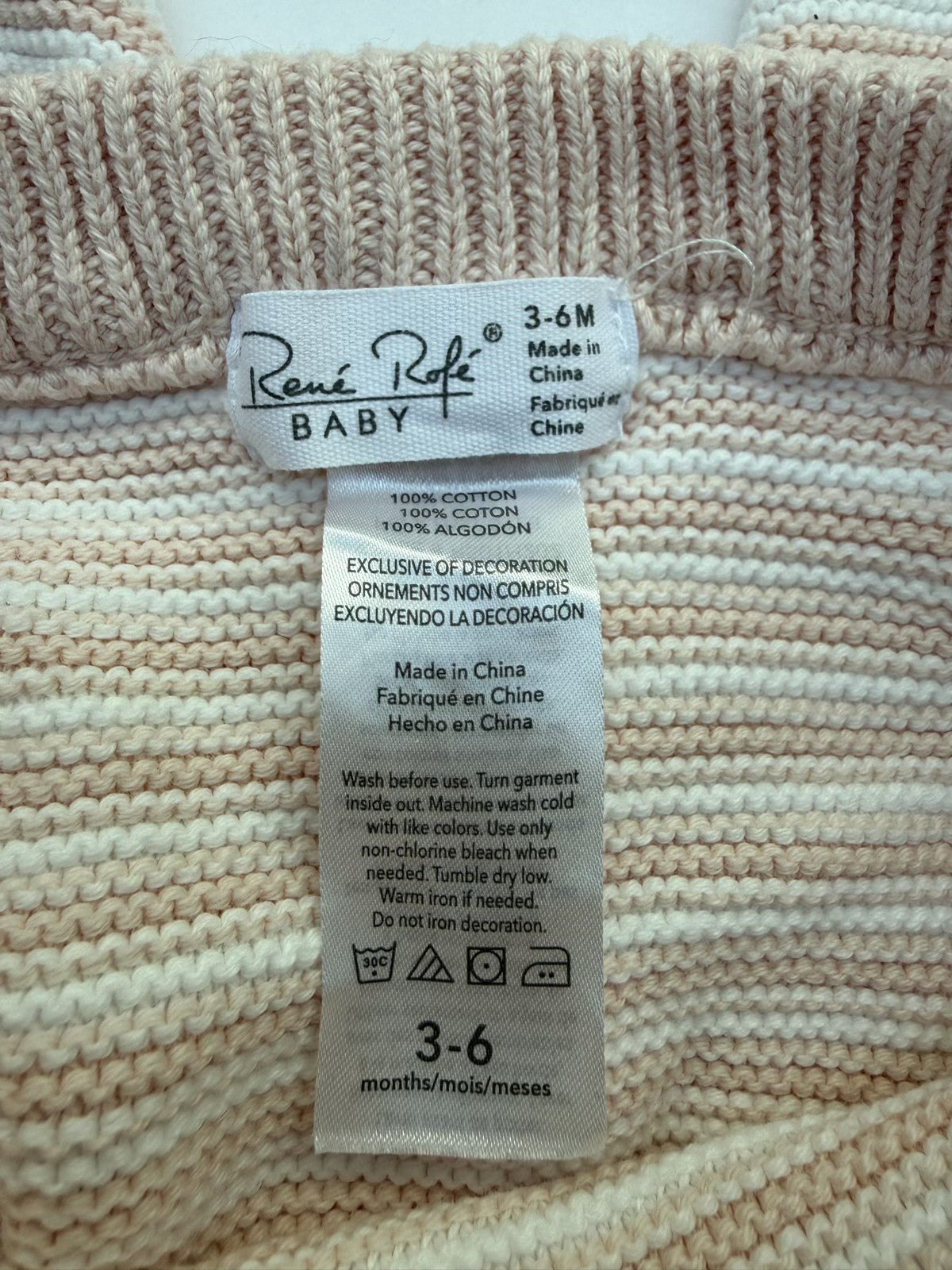 René Rofé Baby Deer Knit Set 3-6M