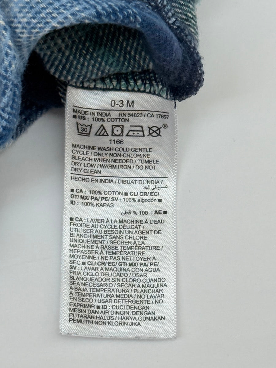 Old Navy Plaid Flannel Shirt 0-3M