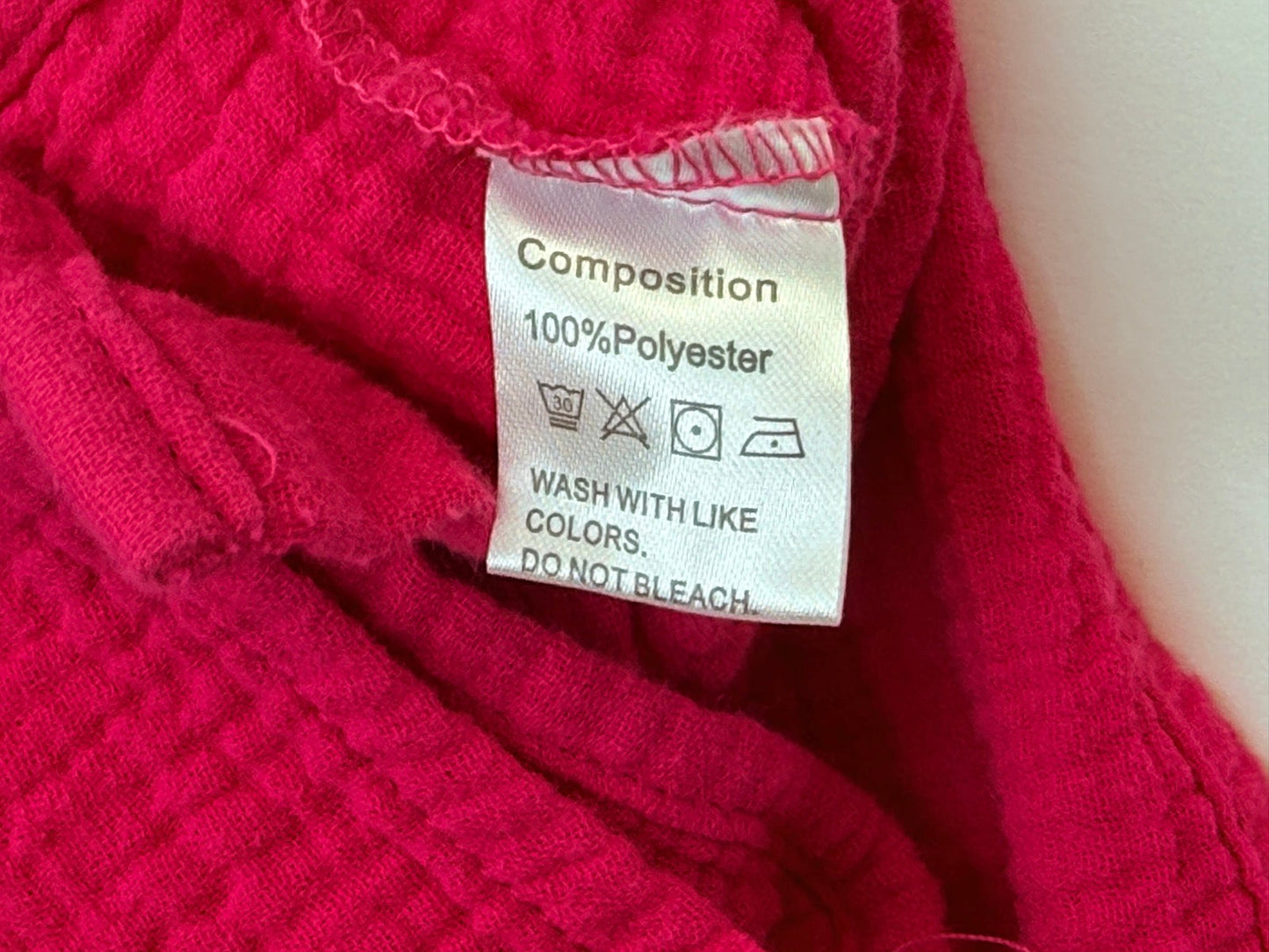 Unknown Pink Muslin Two-Piece Set Size 100 (3-4yr)