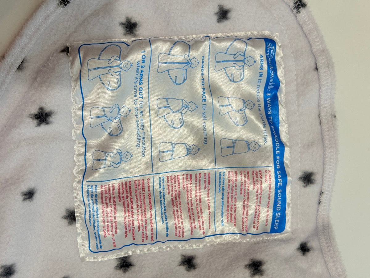 Halo SleepSack Swaddle Stars Micro-Fleece
