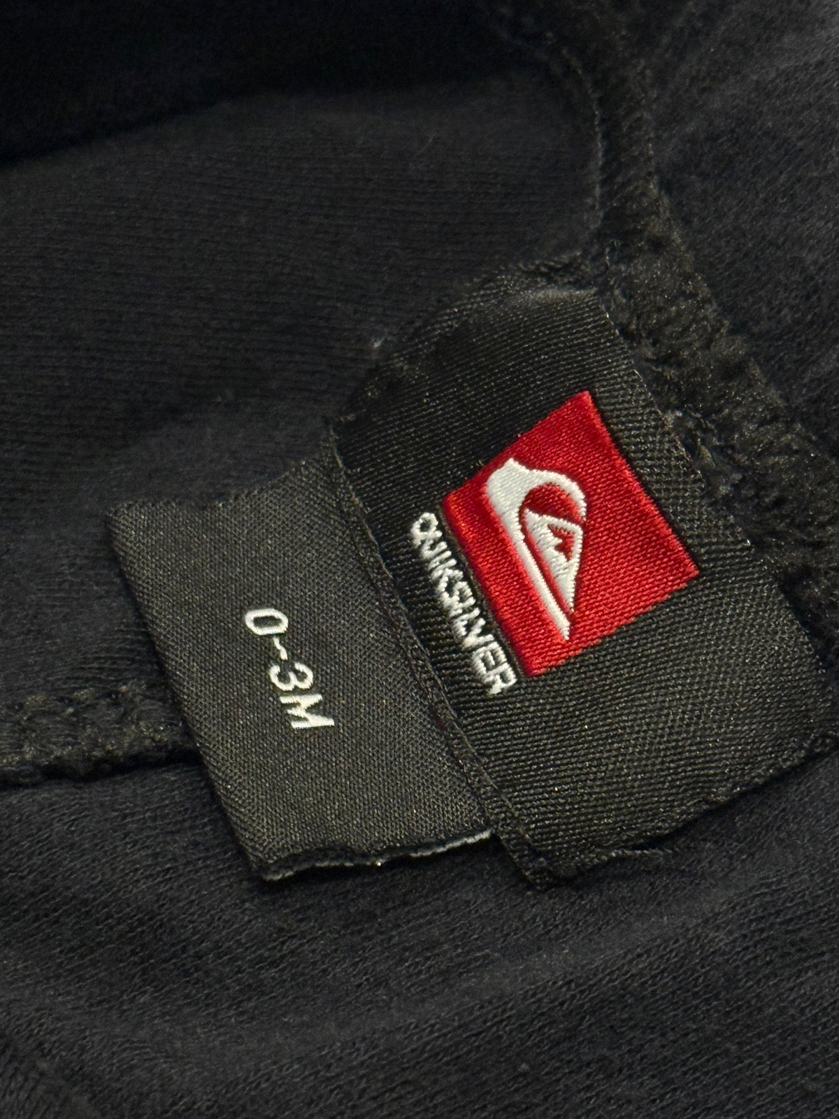 Quiksilver Black Graphic Pants 0-3M