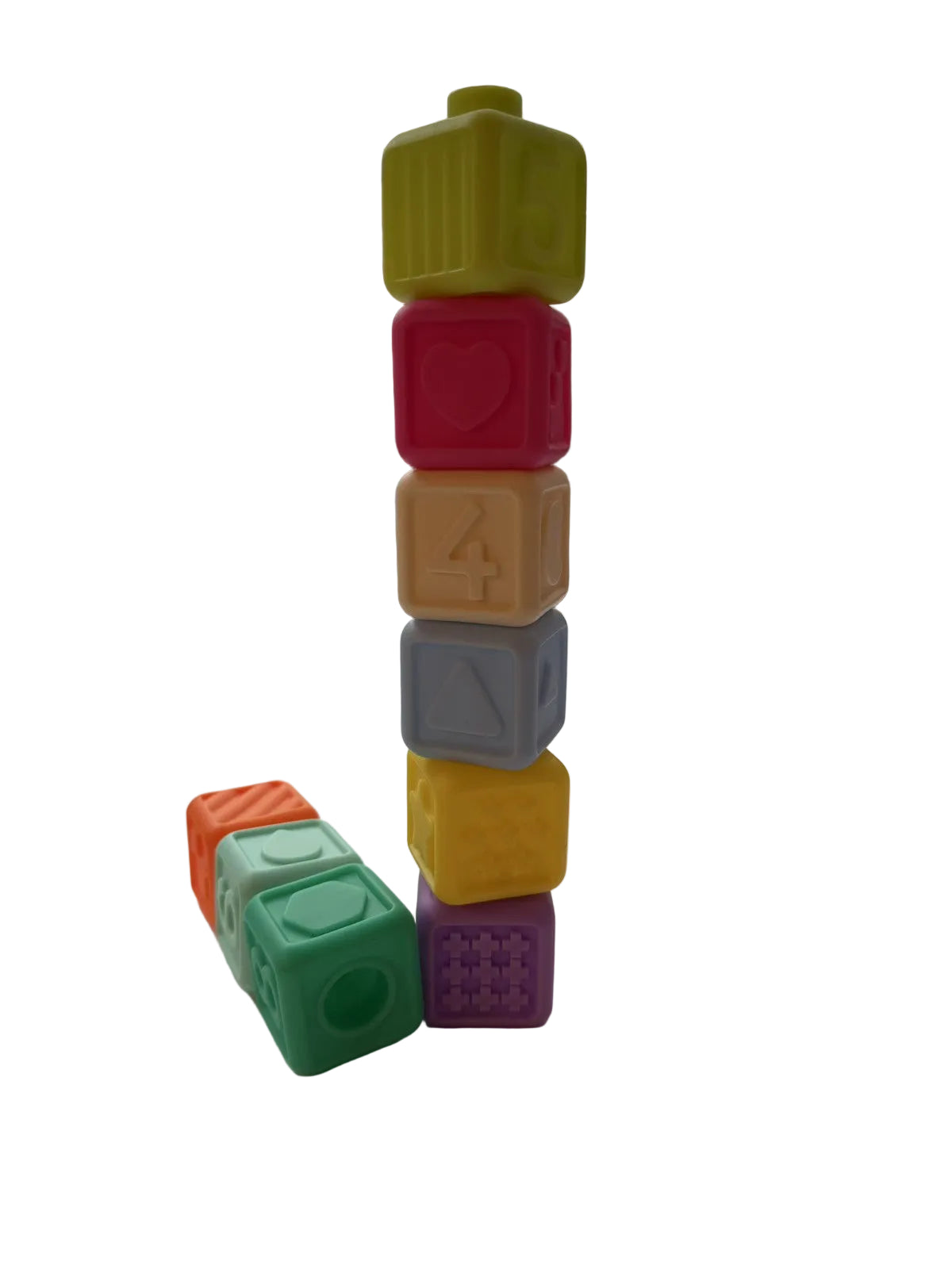 Soft Sensory Baby Building Blocks Set