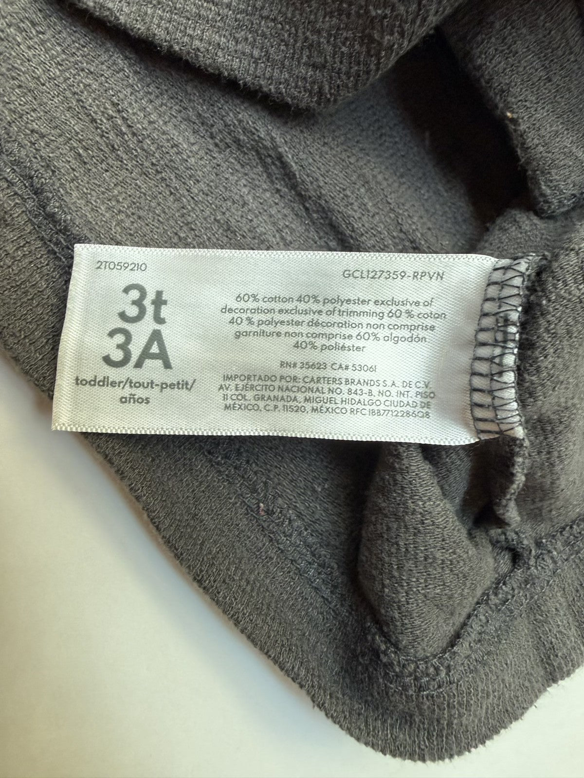 Carter's Gray Polo Shirt 3T