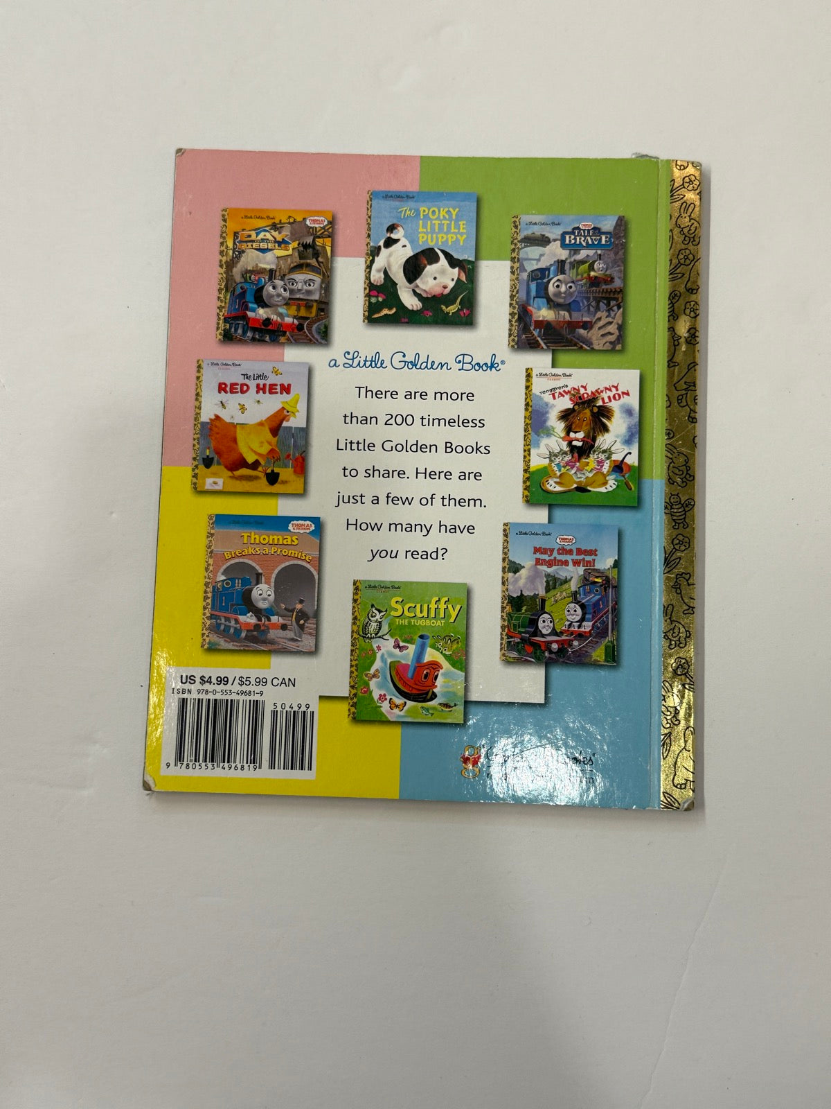 Thomas and the Dinosaur Little Golden Book