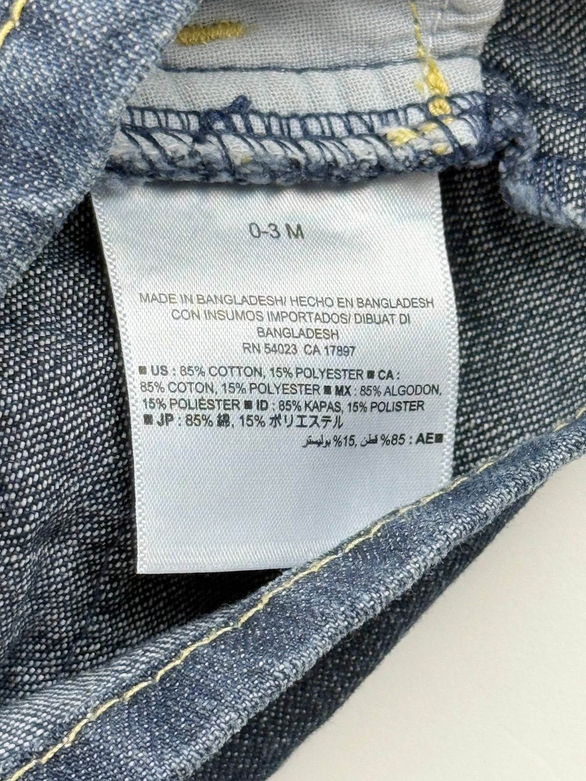 Old Navy Denim Dress Size 0-3M