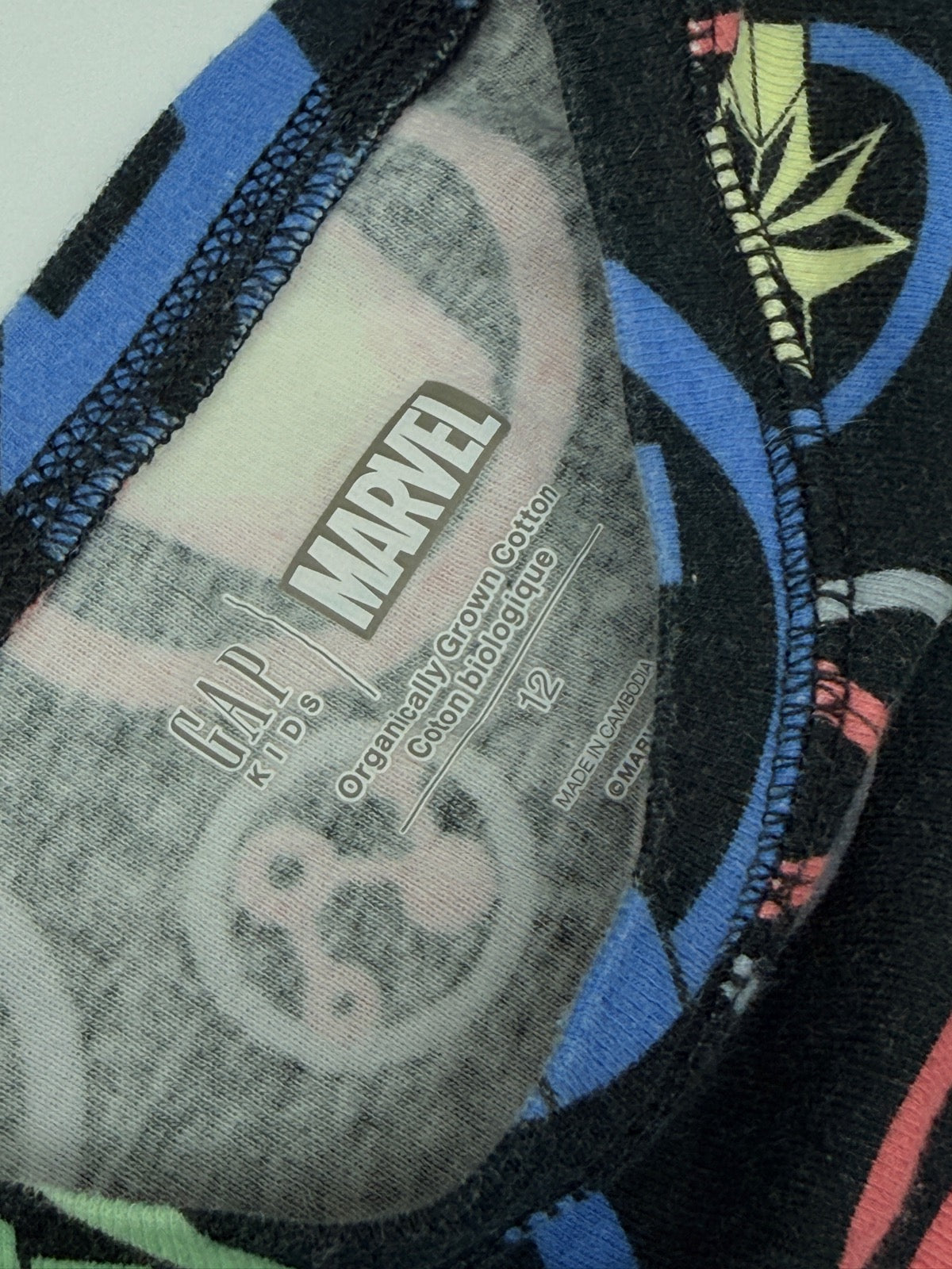 Gap Kids Marvel Avengers Pajama Set Size 12