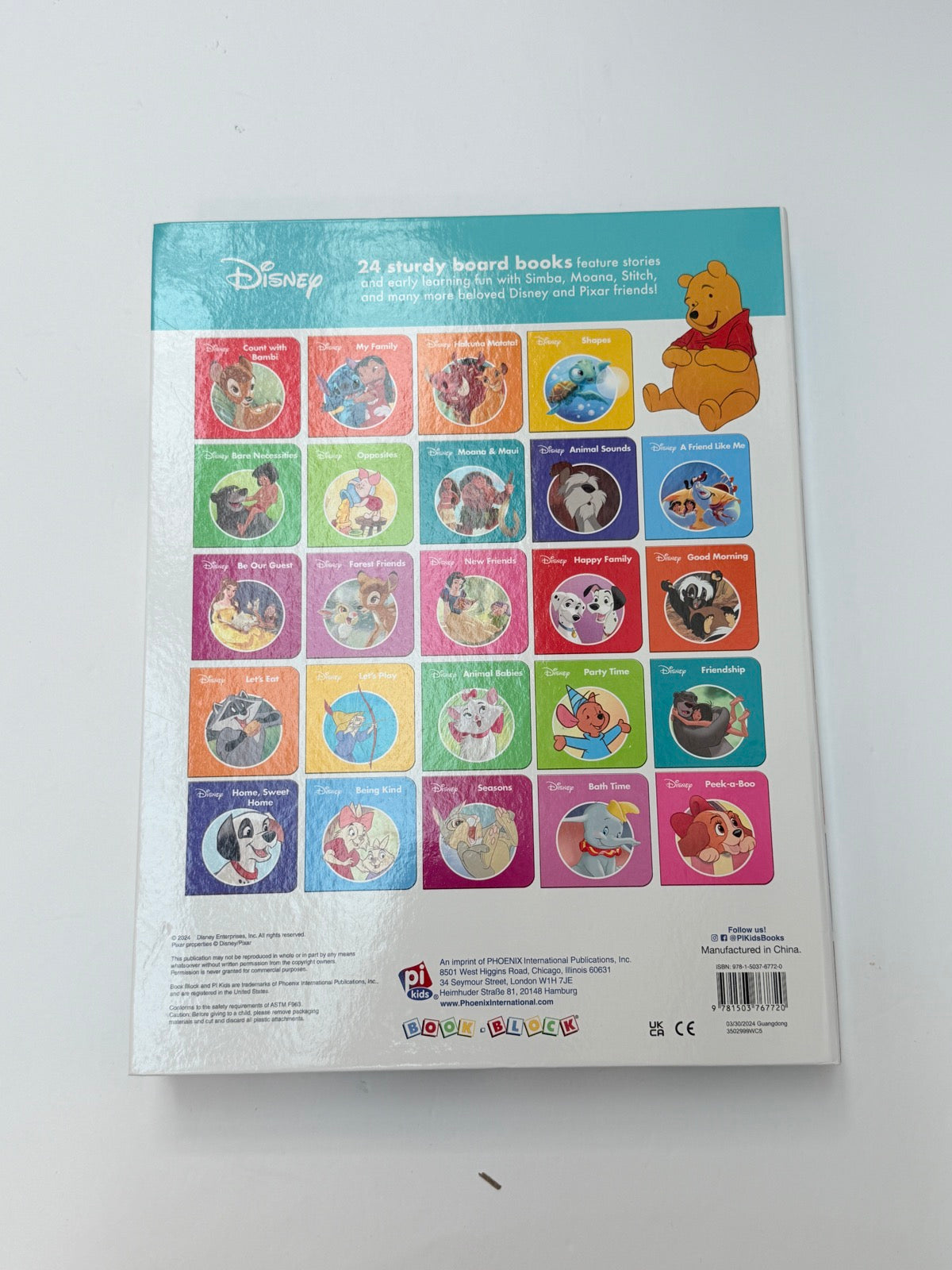 Disney 24-Book Bundle Board Books Set