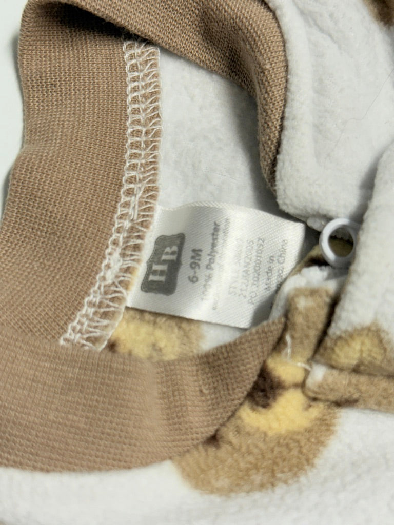 HB- Fleece Bear Sleeper 6-9m