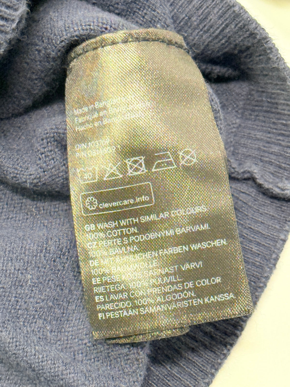 Cardigan boutonnable marine H&M 12-18 mois