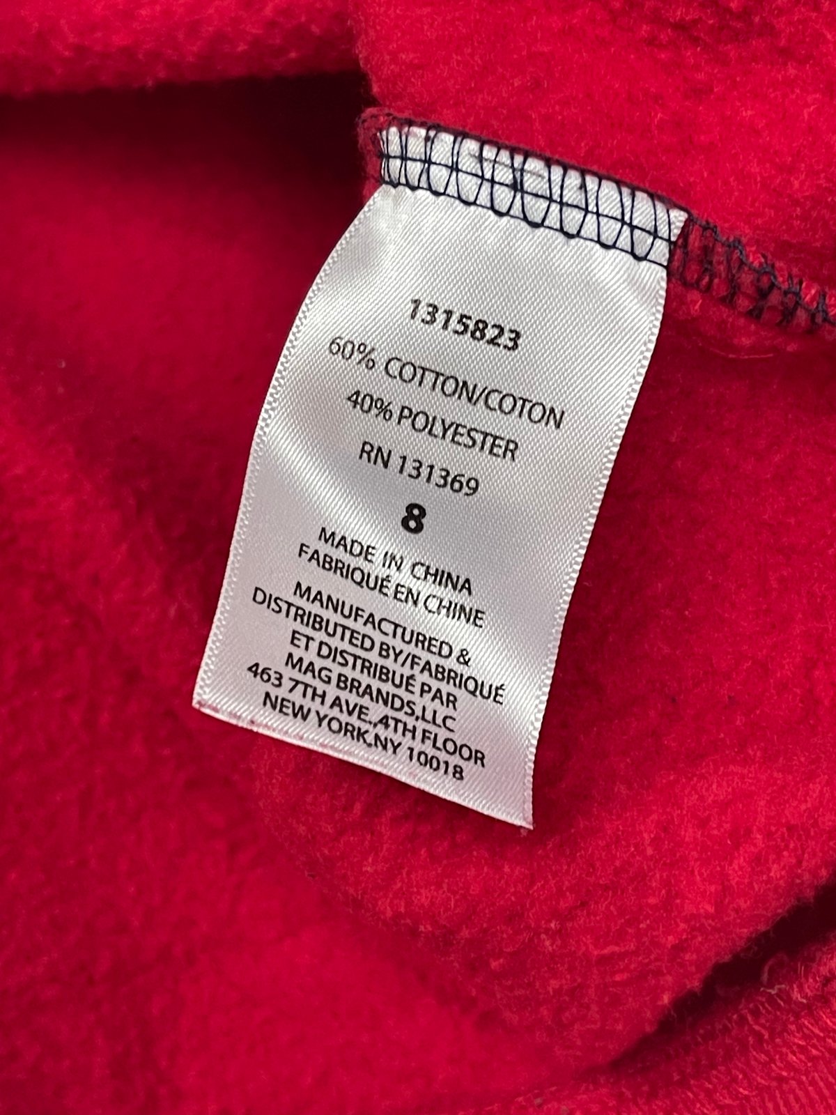 FILA Colorblock Hoodie Size 8