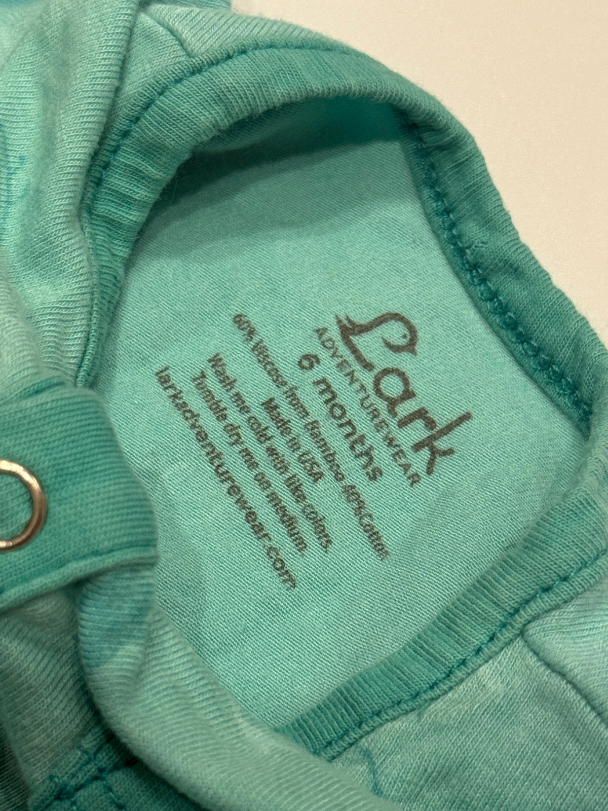 Lark Adventurewear Bird Print Romper 6m