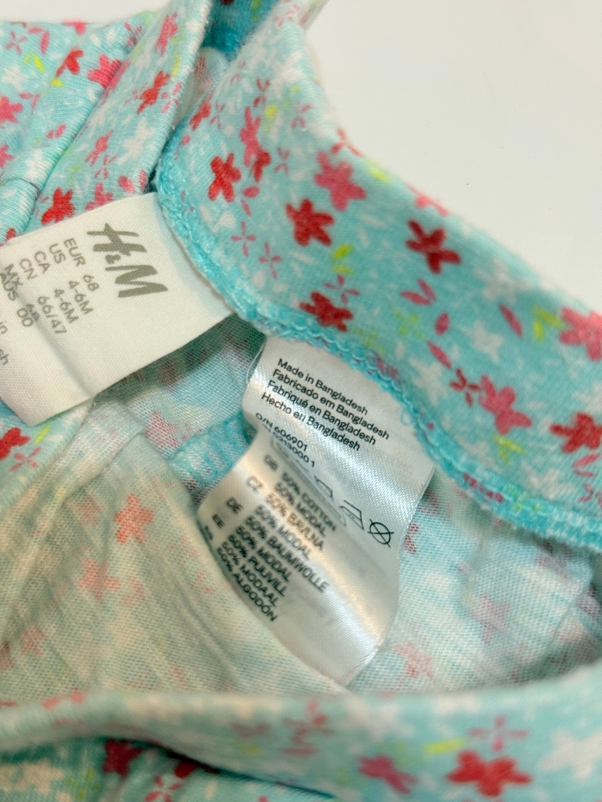 H&M Floral Aqua Harem Pants EUR 48