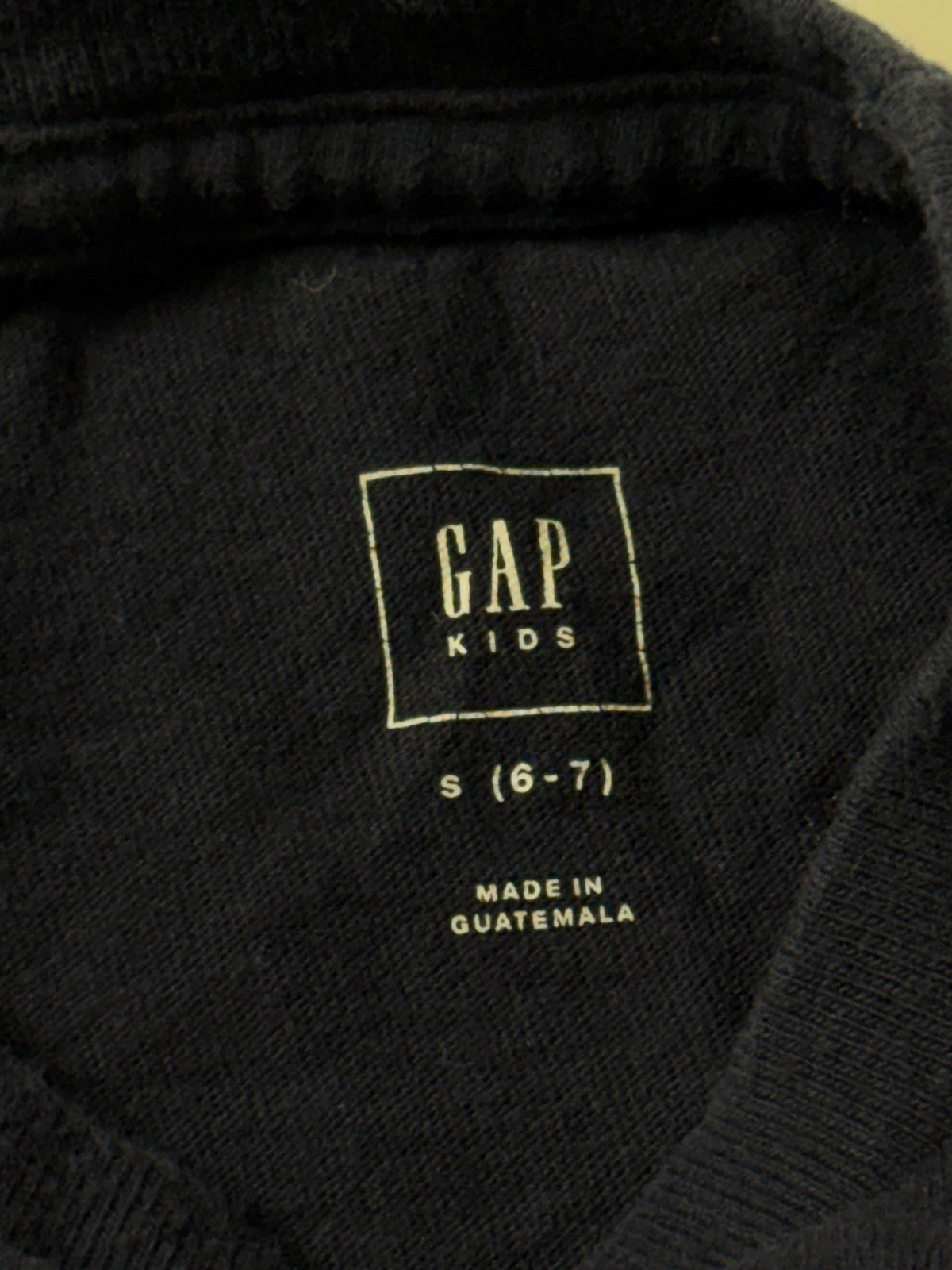 T-shirt à motif Gravity de Gap Kids, bleu marine, taille S (6-7 ans)