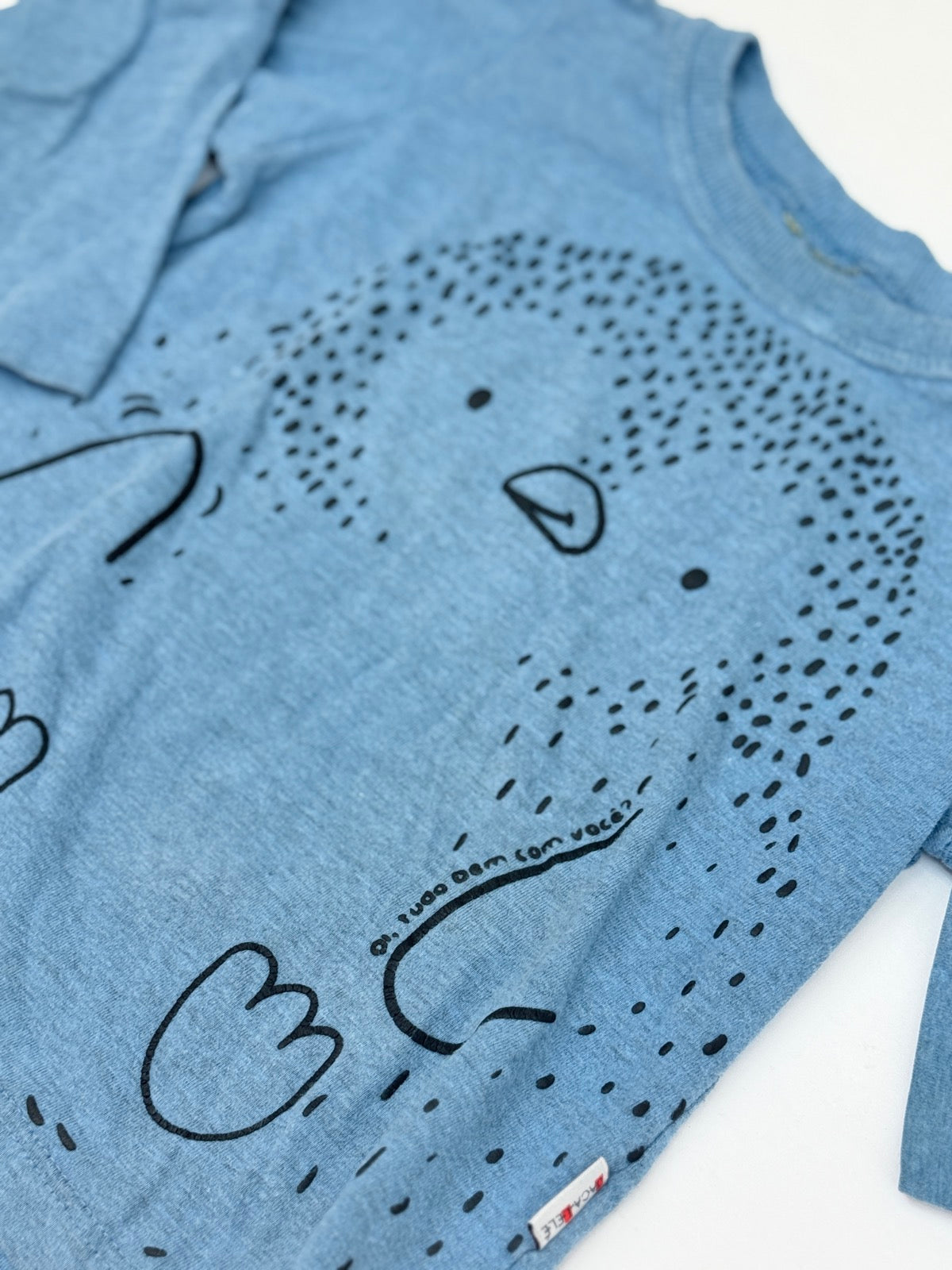 Cara Bele Blue Penguin Long Sleeve Top 2T