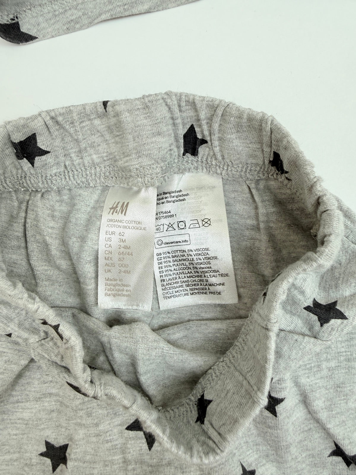 H&M Star Print T-Shirt Shorts Set 3M