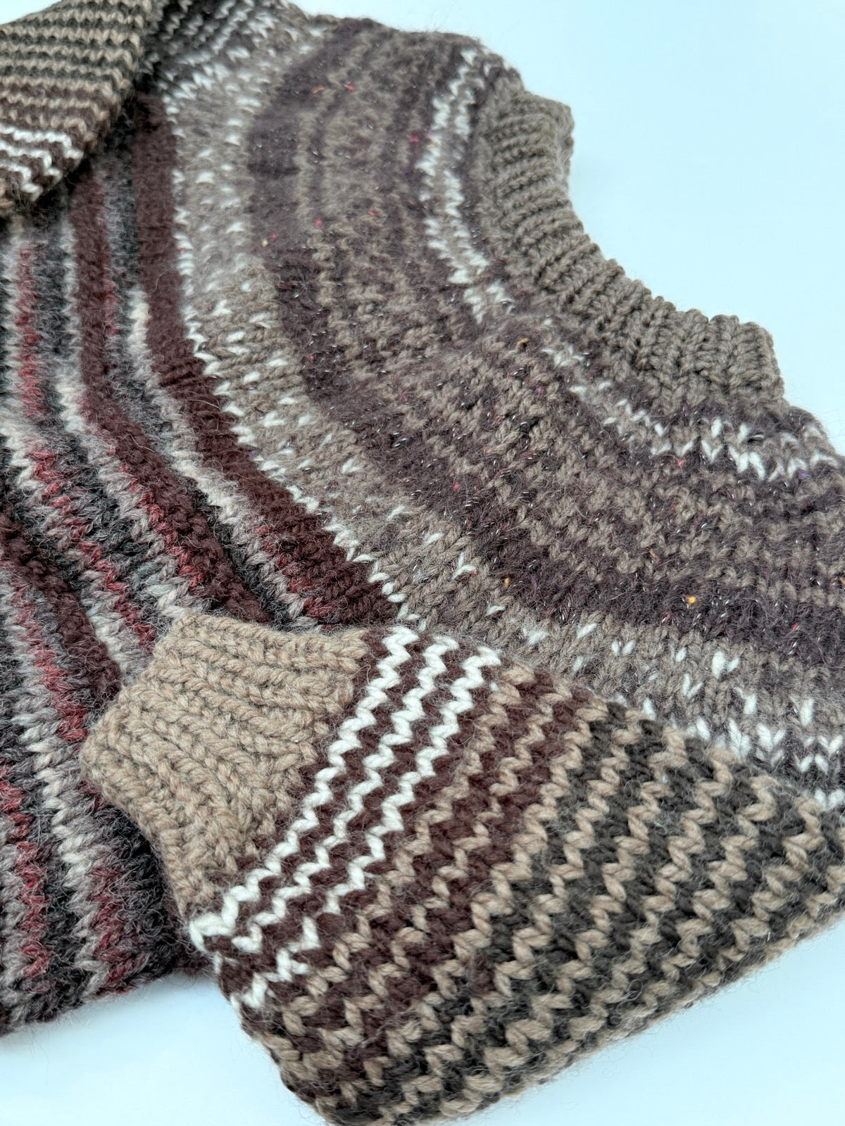 Handmade Striped Knit Sweater 3-4 yr