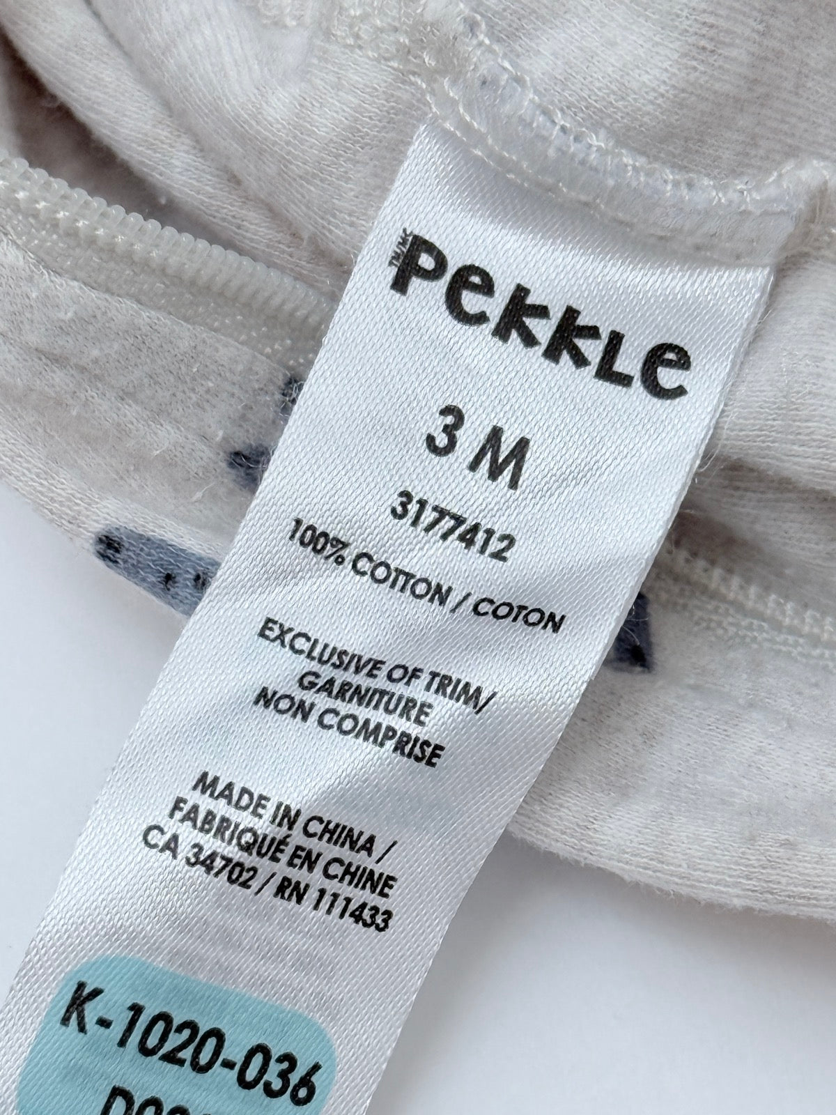 Pekkle Safari Animals Footed Sleeper 3M