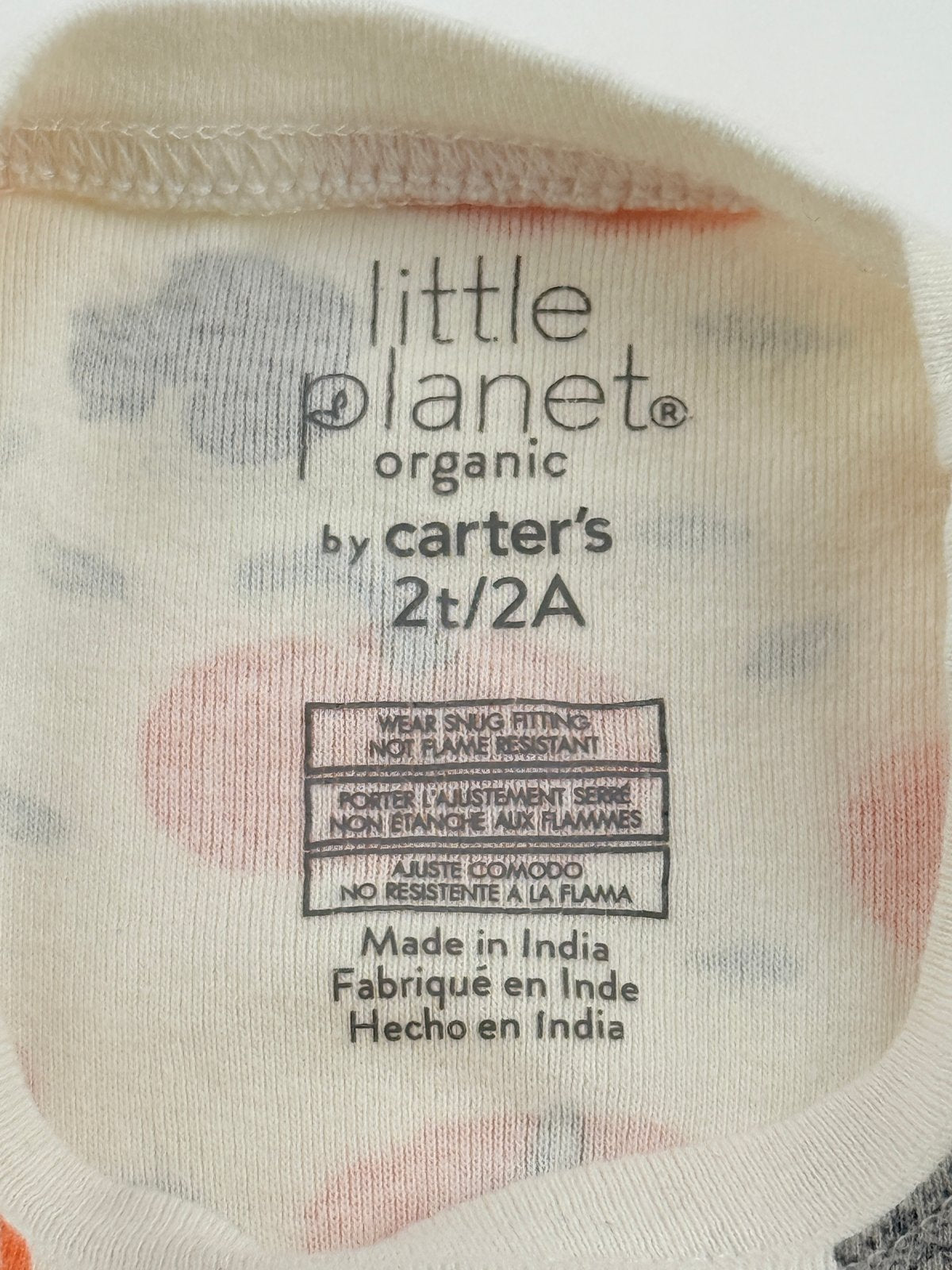 Little Planet by Carter's Pumpkin Pajamas 2T