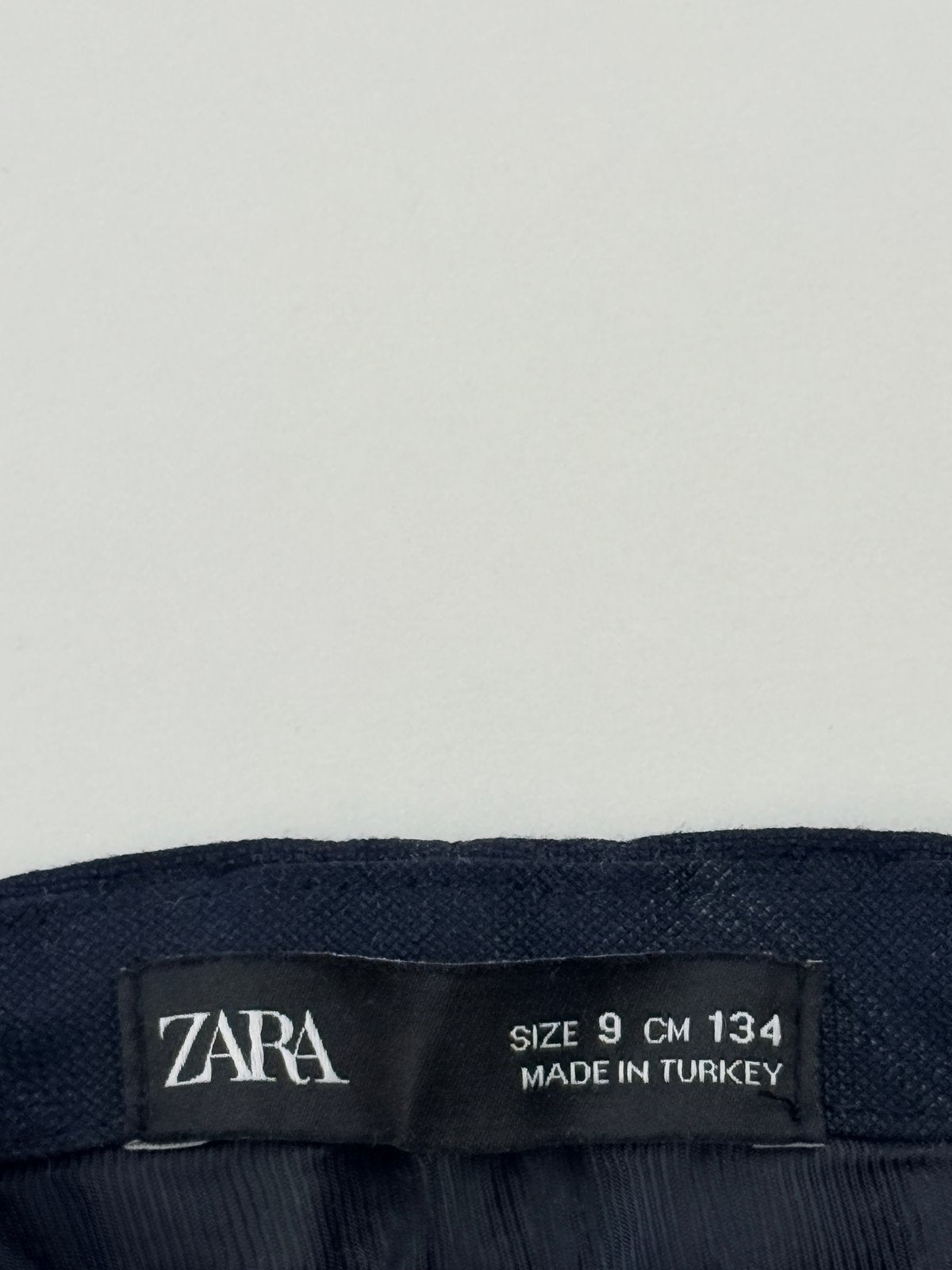 Zara Navy Windowpane Suit Set Size 8