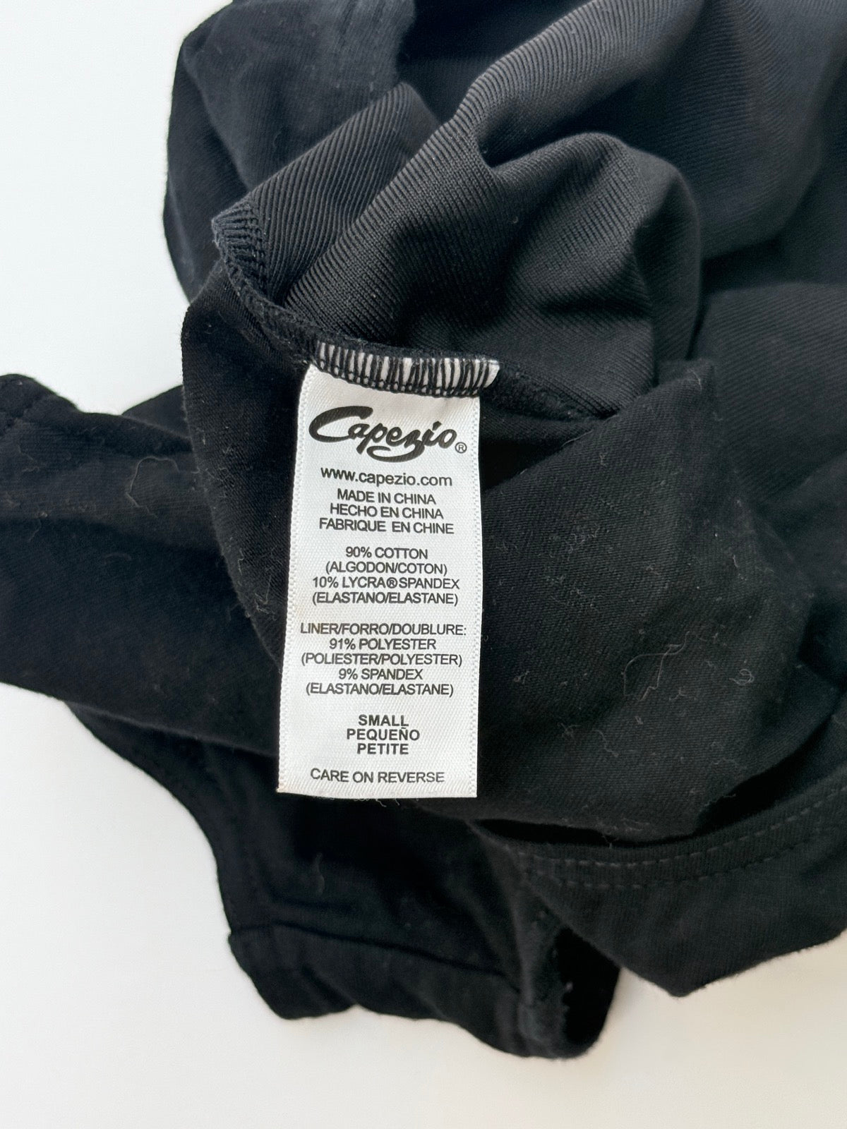 Capezio Black Dance Leotard Size 4