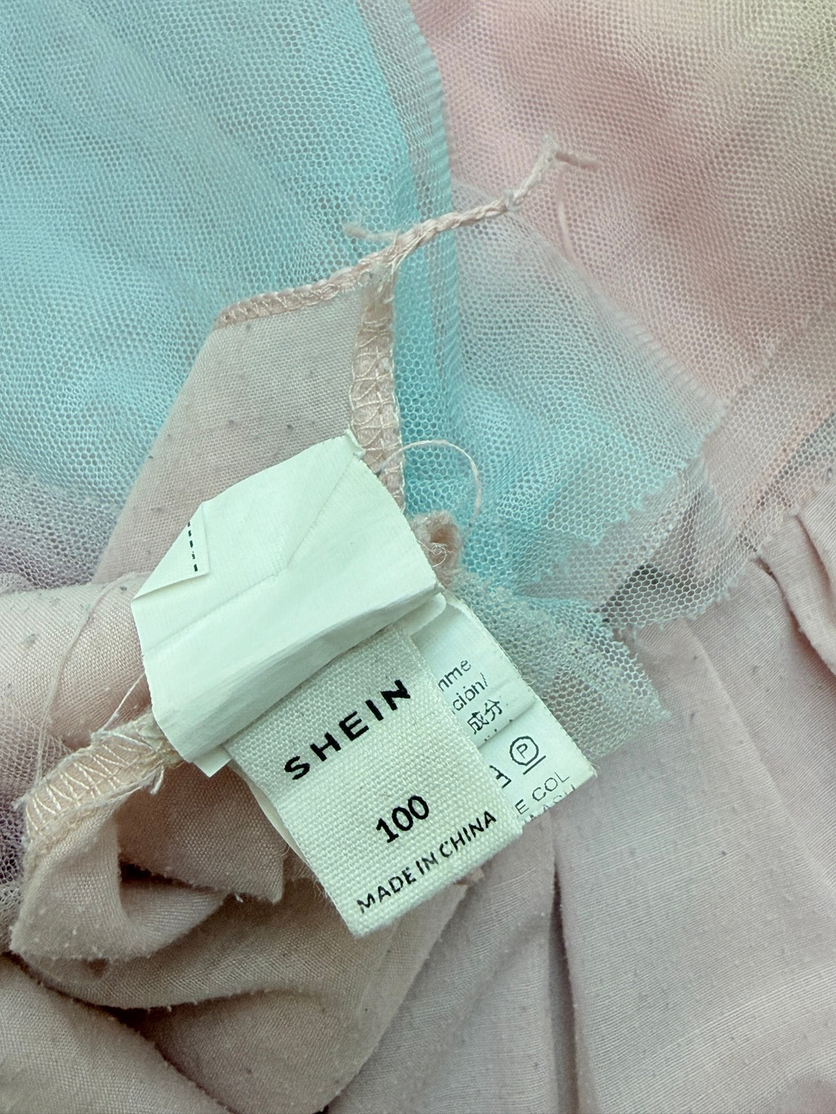 SHEIN Rainbow Tulle Skirt Size 3T