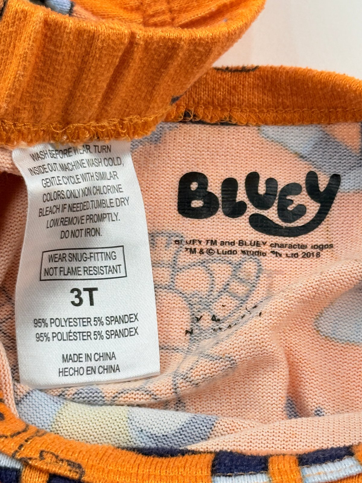 Blue Halloween Pajama Set Size 3T