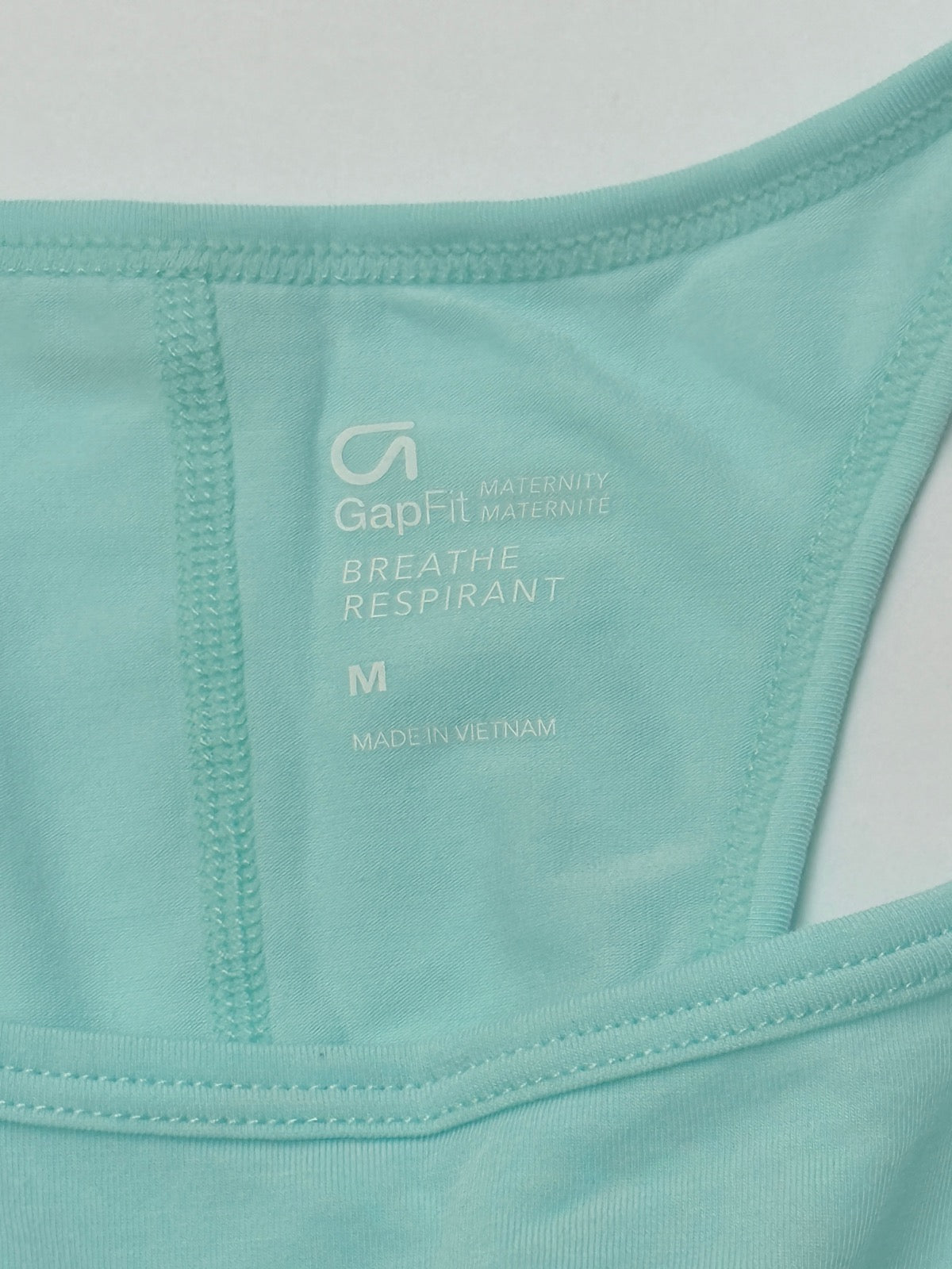 GapFit Maternity Breathe Racerback Tank M
