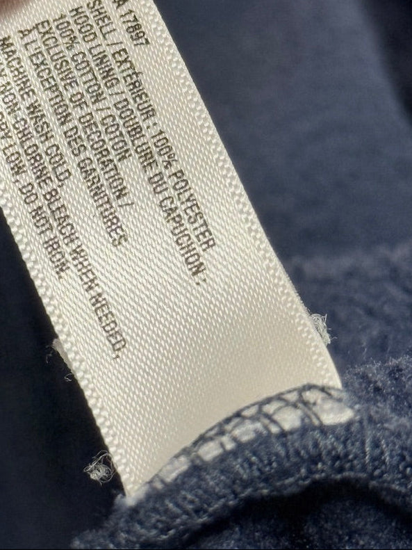 Gap Kids Navy Fleece Zip Hoodie, XS 4 to 5