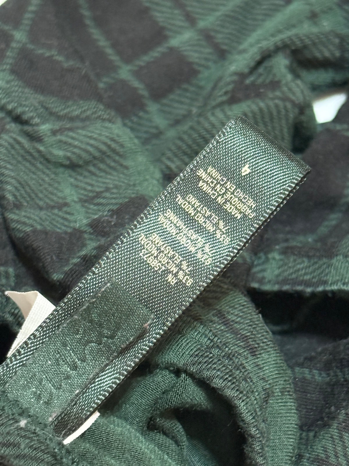 Skim's Green Plaid Pajama Set Size 4