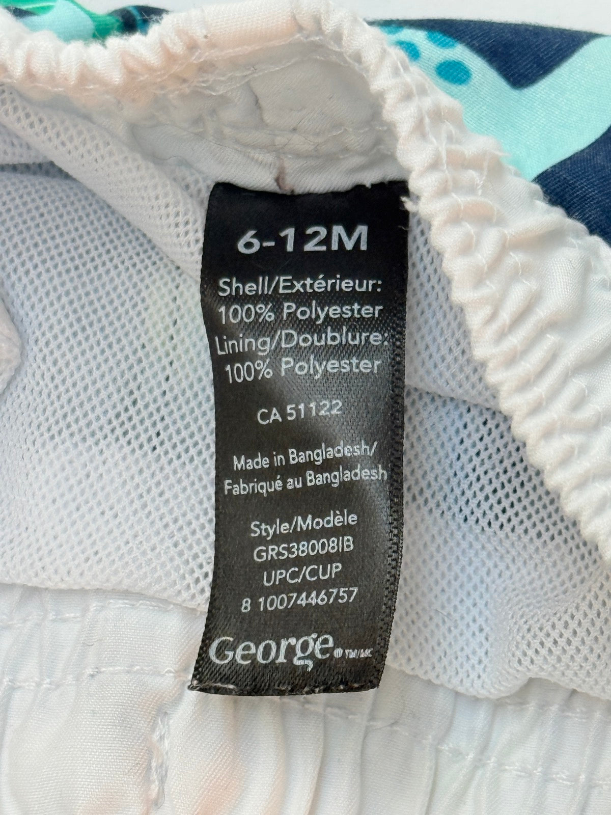 George Dinosaur Print Swim 6-12M