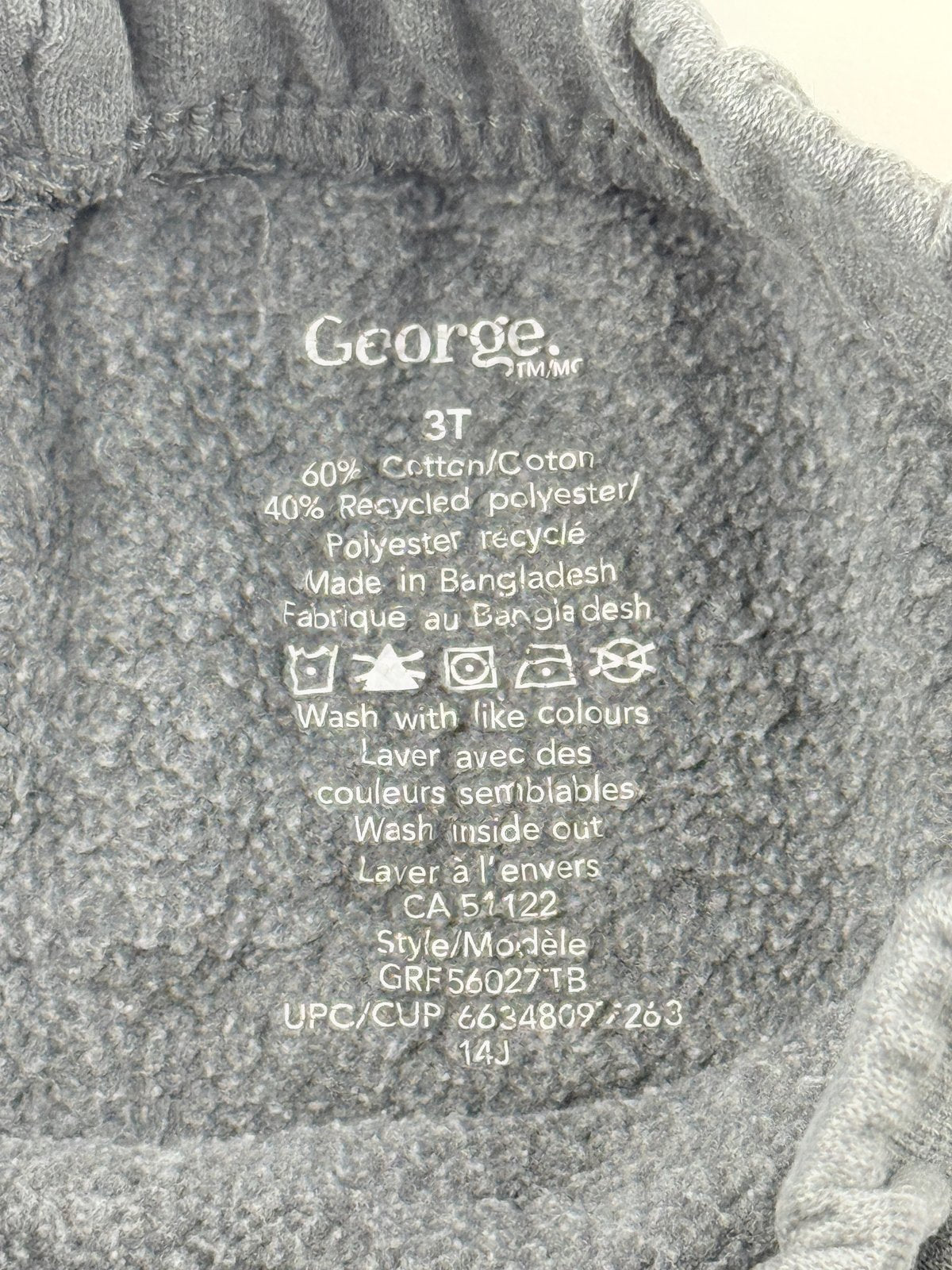 George Gray Joggers Size 3T