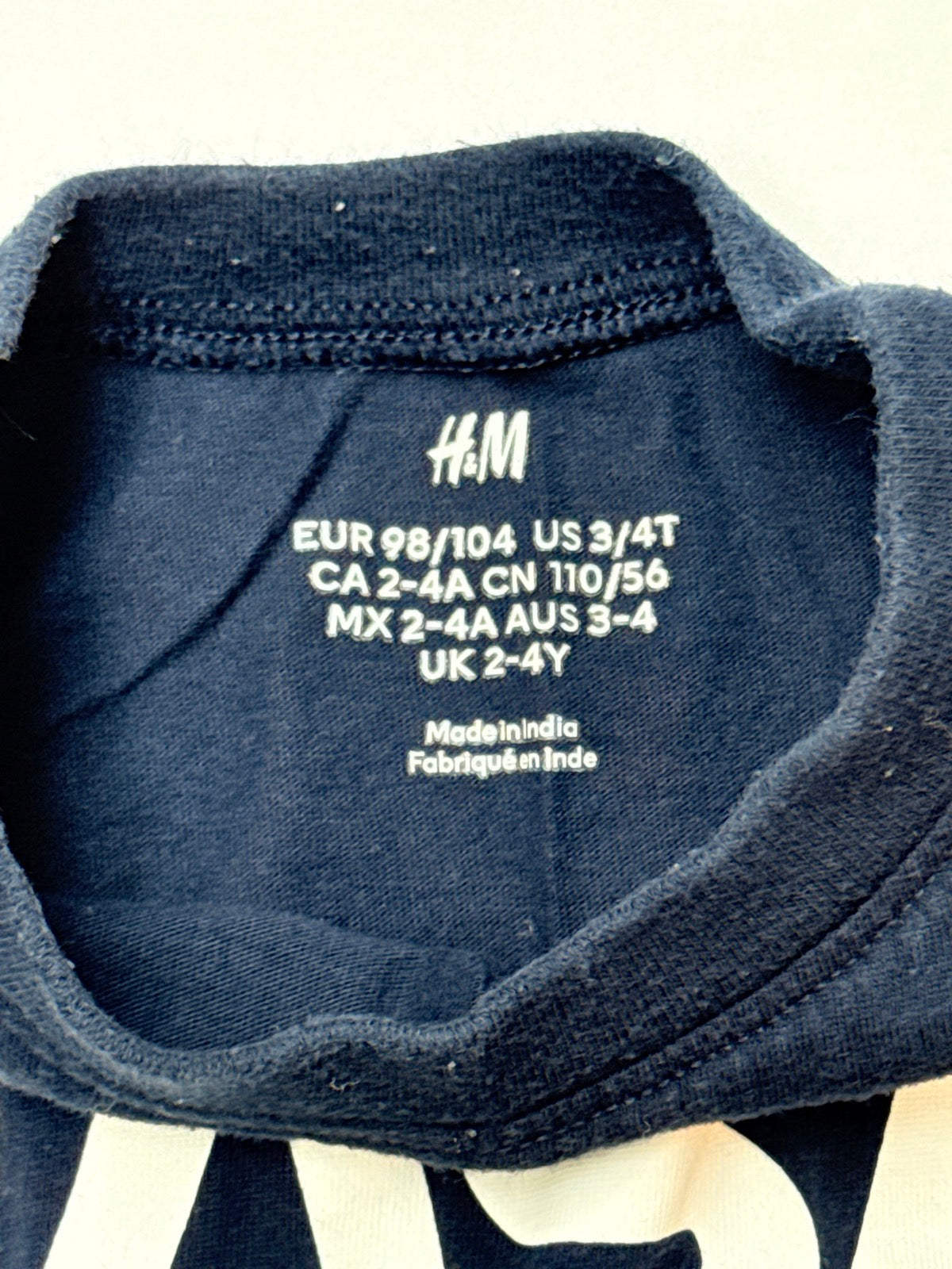 H&M NASA Space Shuttle T-Shirt 2-4Y