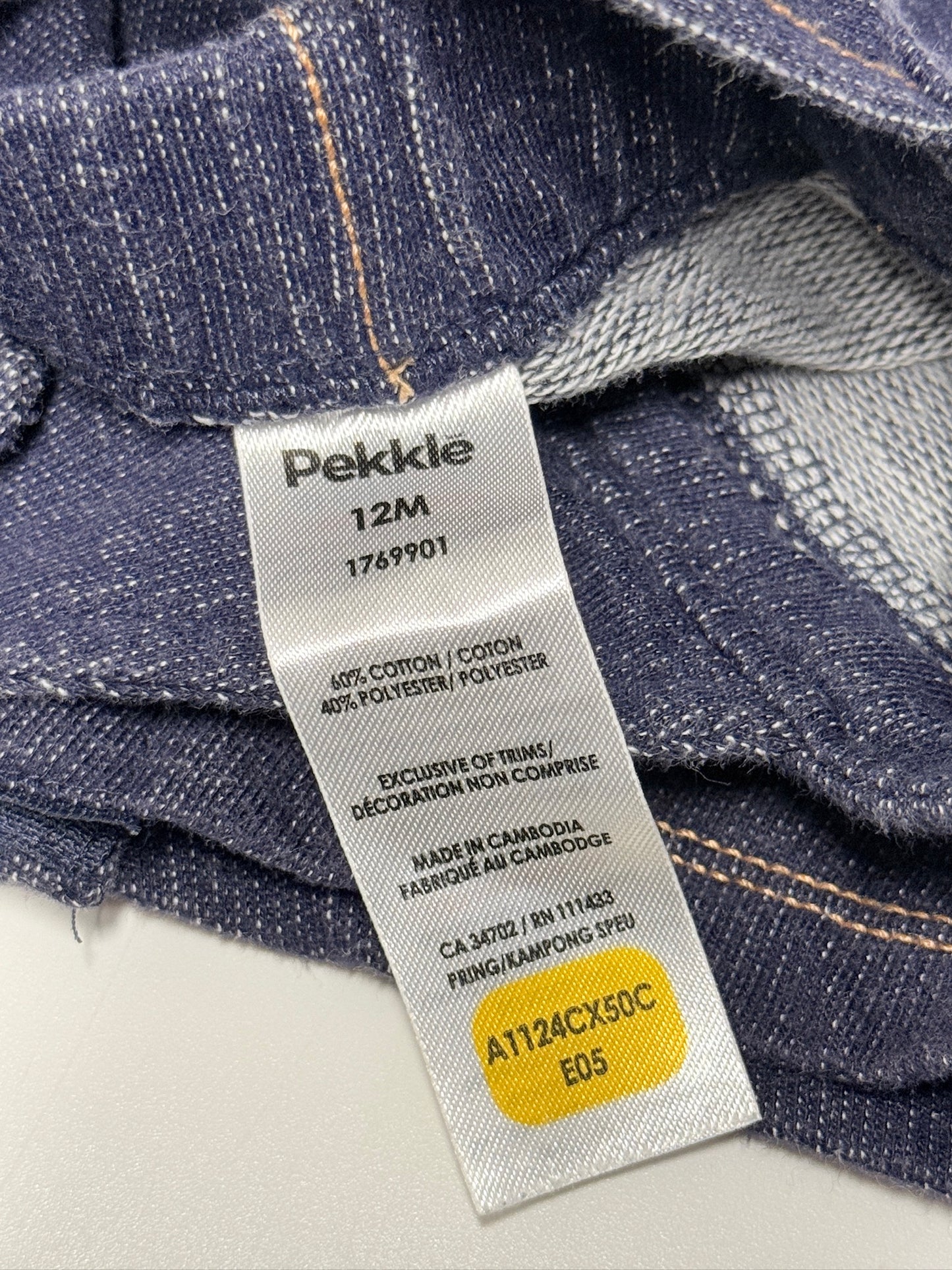 Pekkle Crabby Overalls 12m