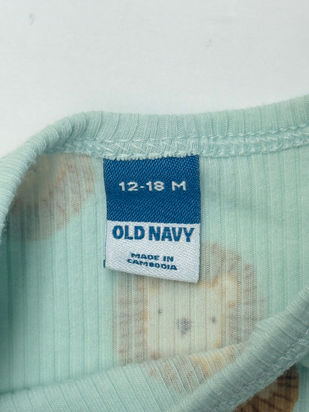 Old Navy Lion Print Bodysuit 12-18M