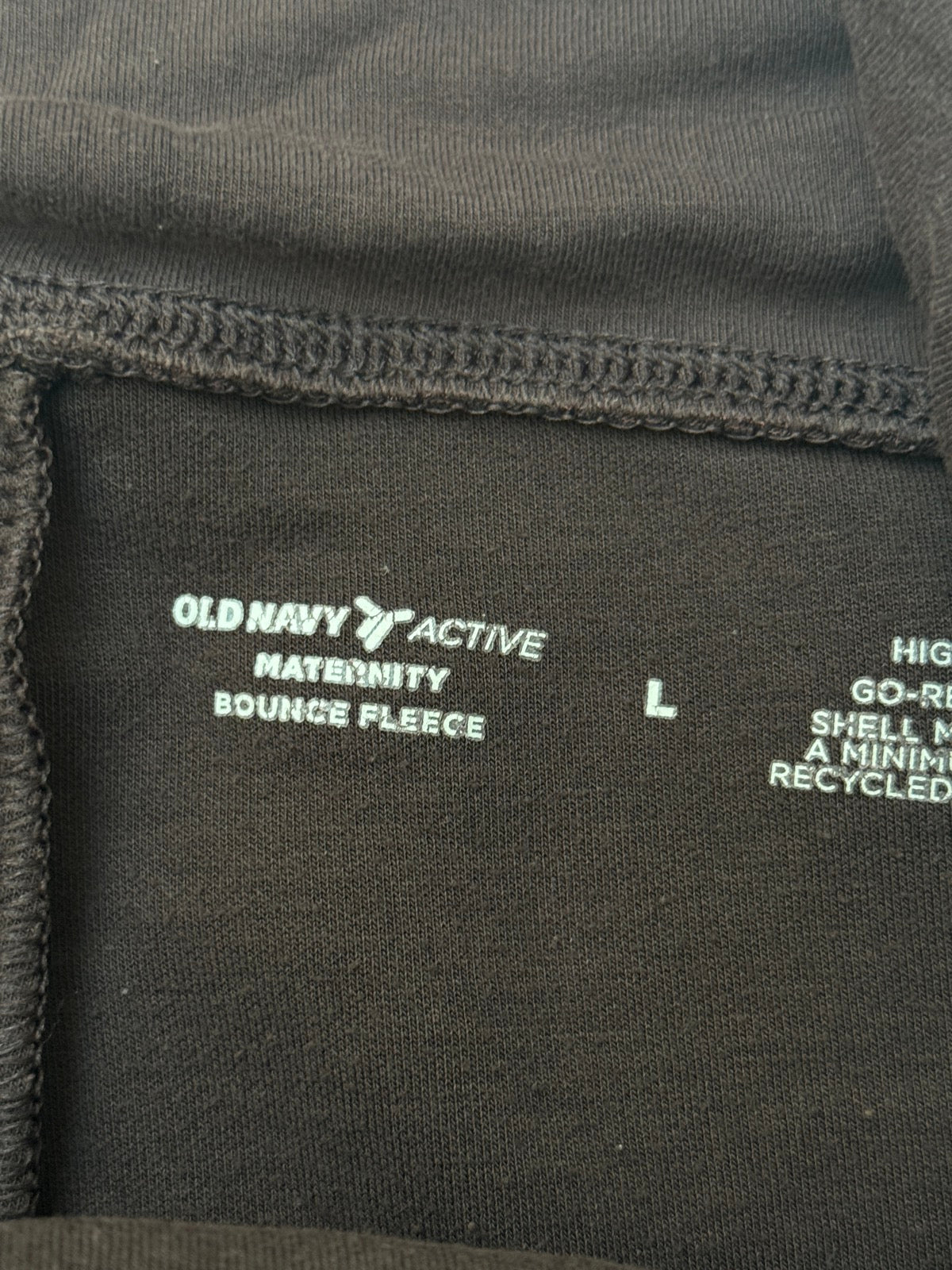 Old Navy Active Maternity Bounce Fleece Joggers L