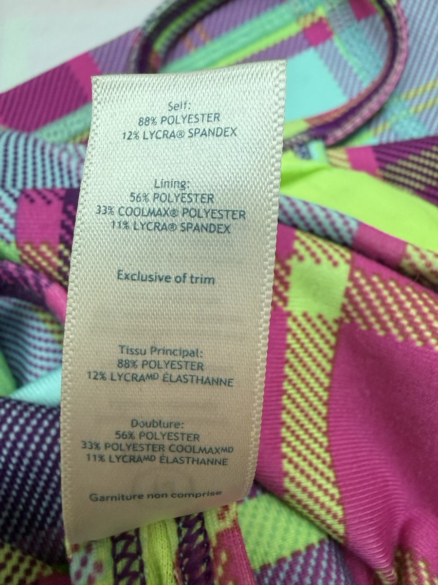 Ivivva Plaid Active Tank Top Size 12