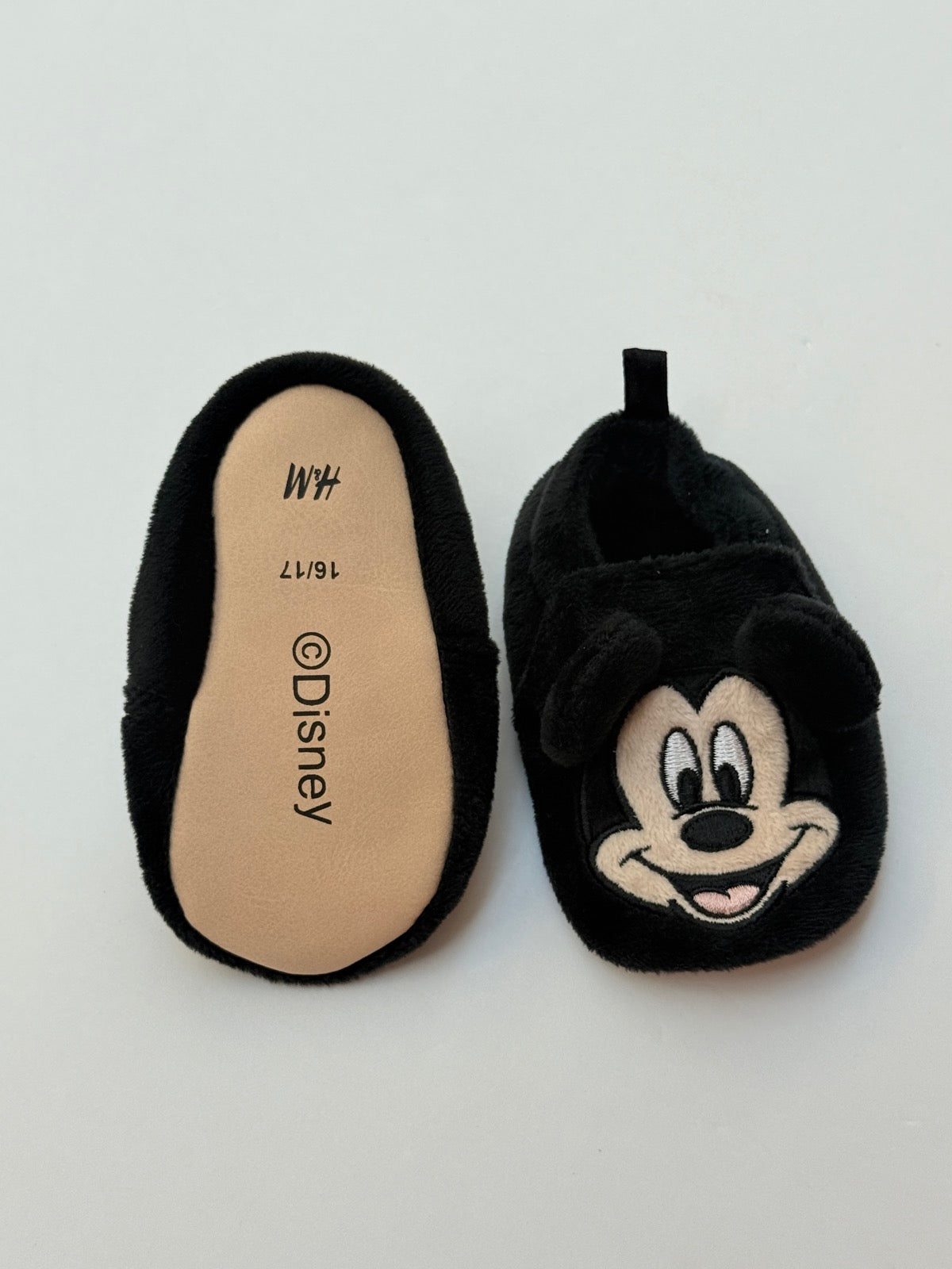 H&M Disney Mickey Mouse Baby Slippers infant 1/2