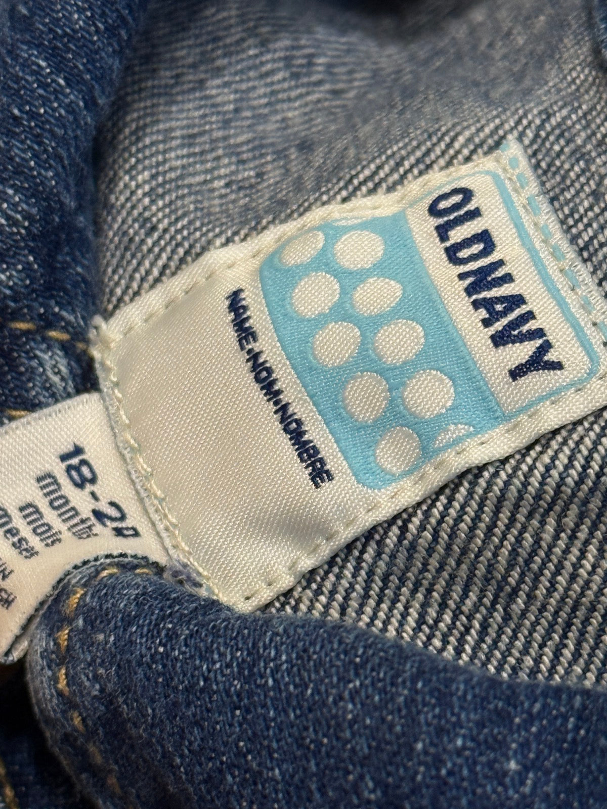 Old Navy Dark Wash Denim Jacket 18-24m