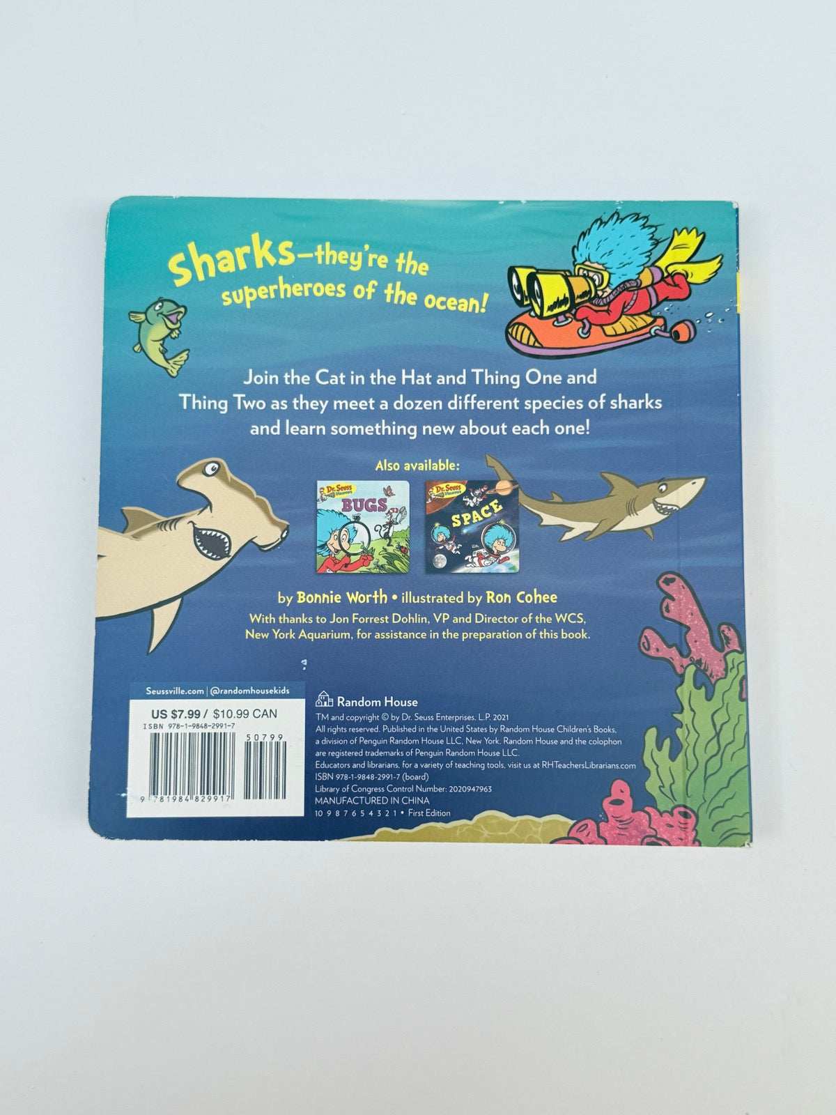 Dr. Seuss Discovers Sharks Board Book