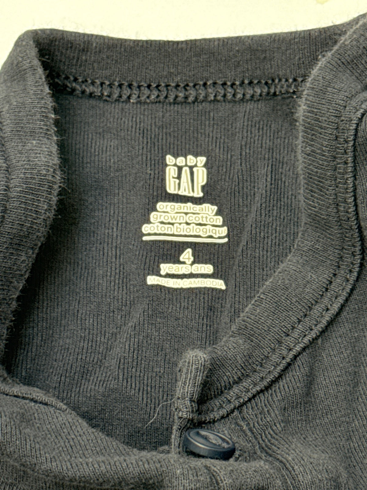 Baby Gap Navy Plaid Pajama Set 4T