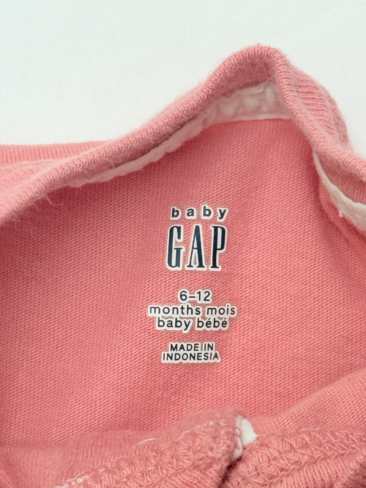 Baby Gap Pink Henley T-Shirt 6-12M
