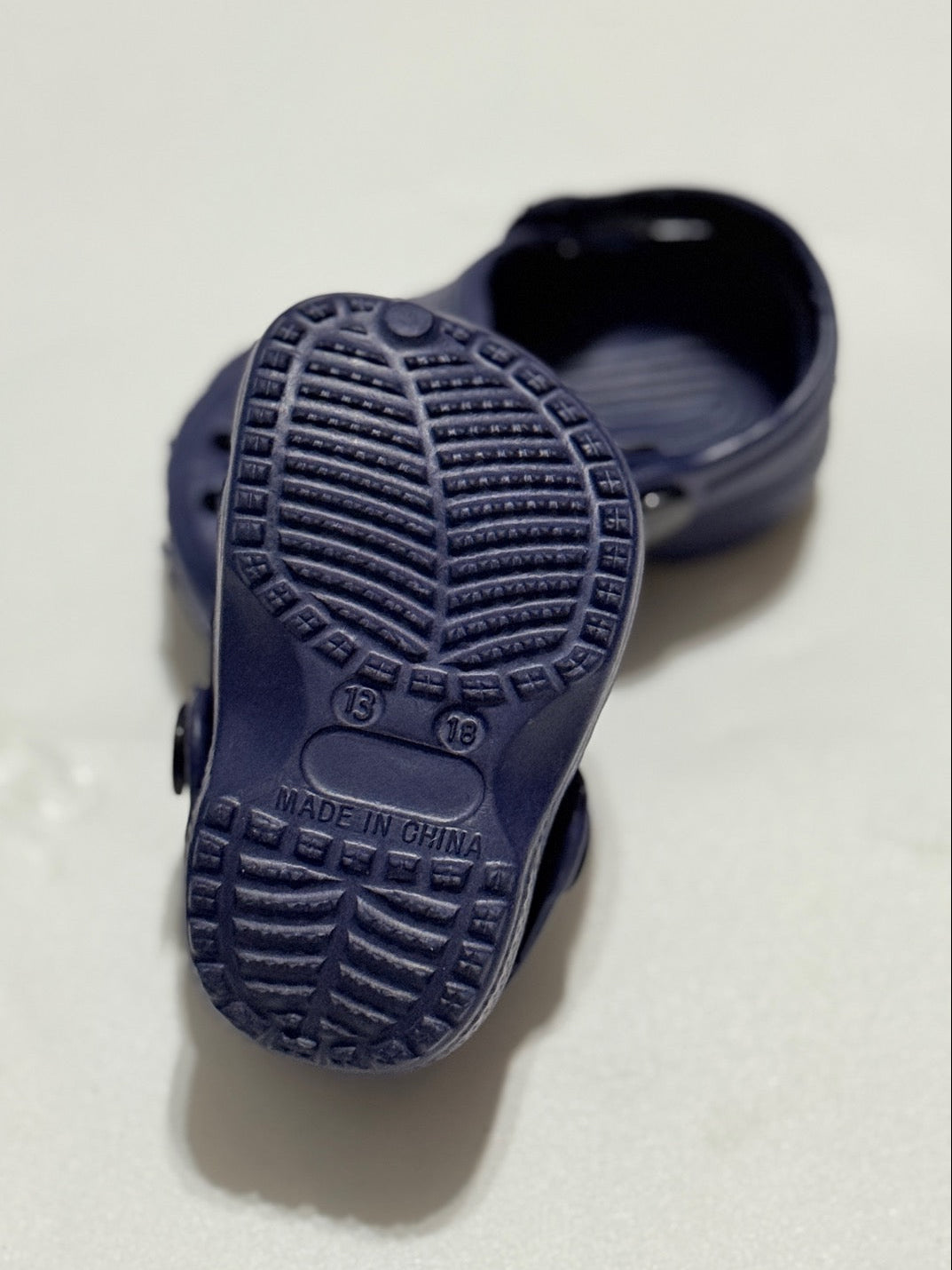 Navy Clog Sandals Size 3C