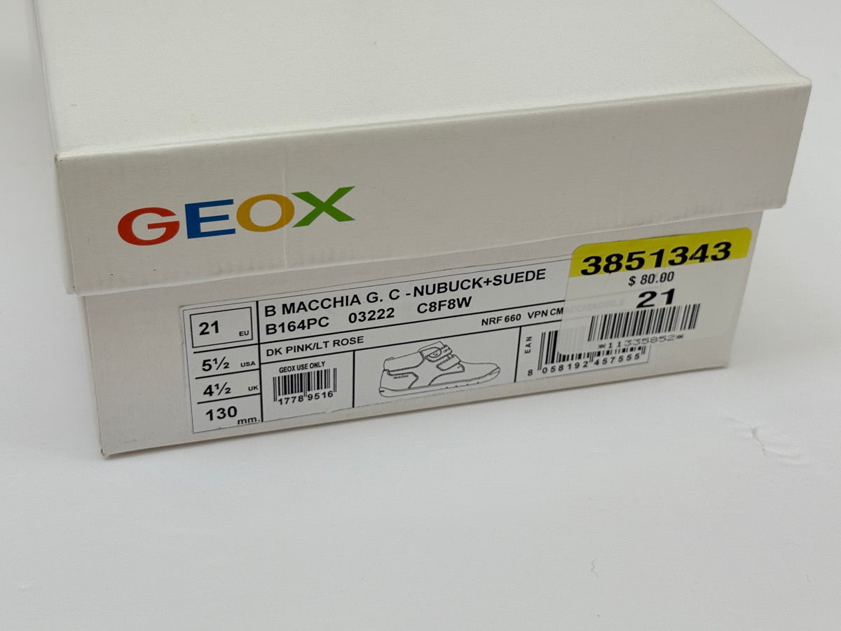 Geox Macchia Brown Nubuck Suede Boots Size 5.5