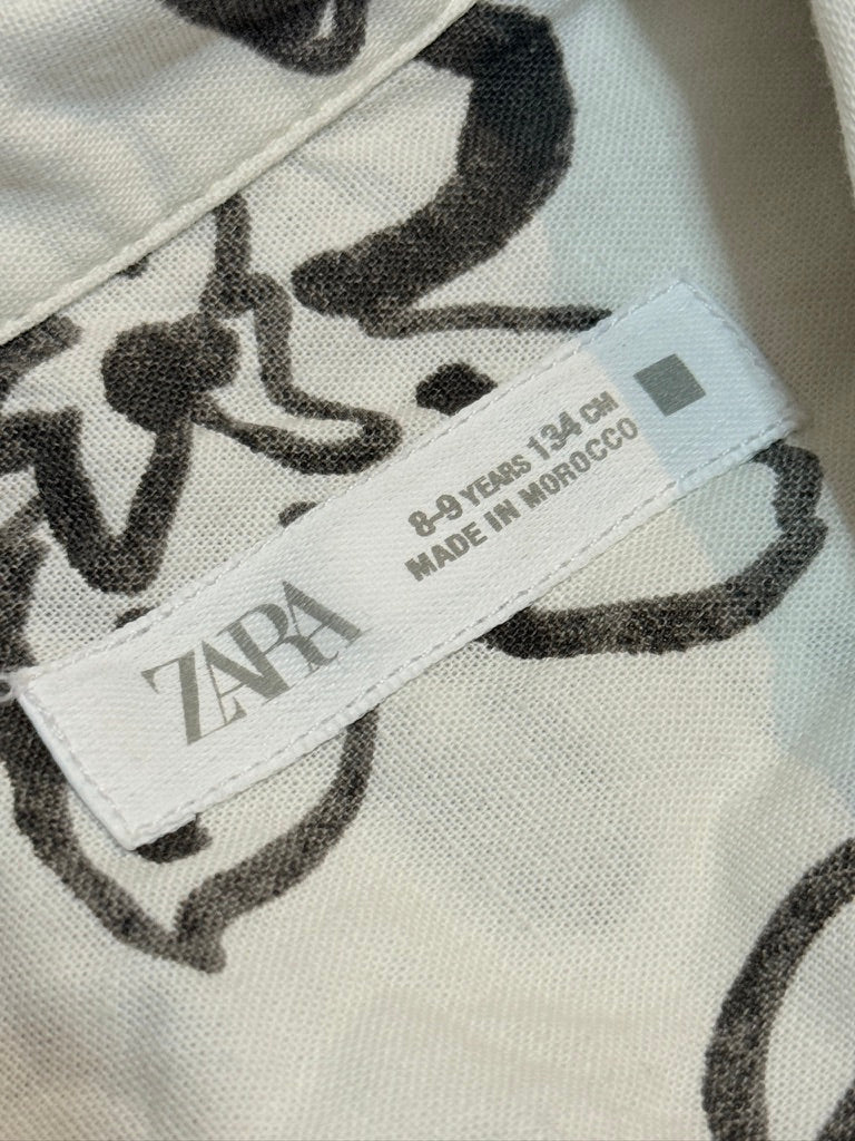 Zara Button up 8-9y