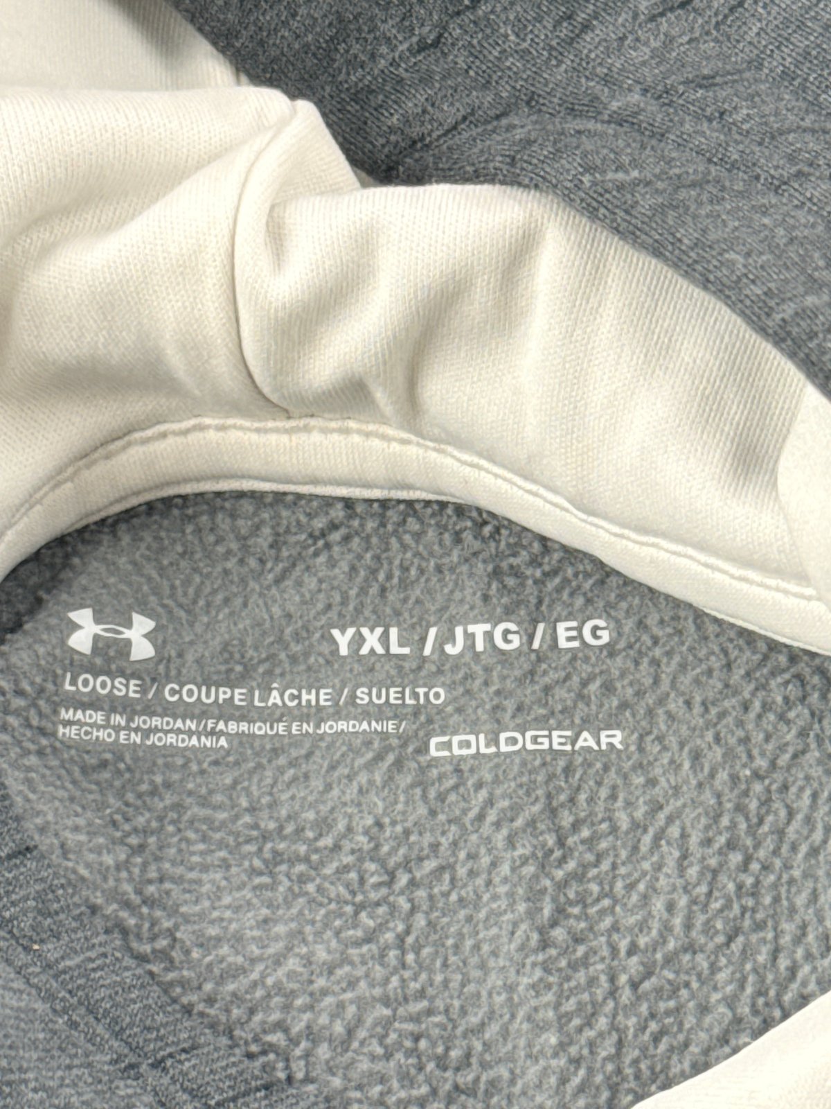 Under Armour ColdGear Gray Hoodie YXL