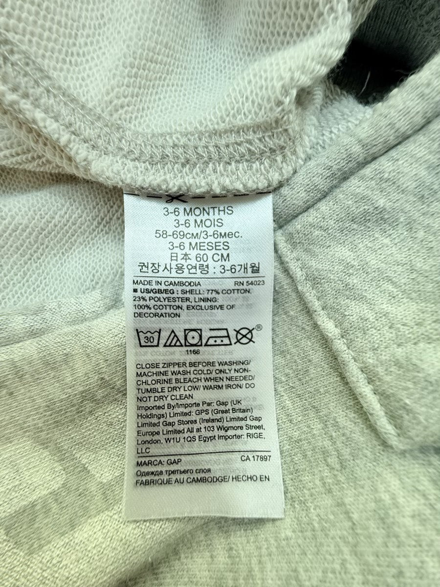 Baby Gap Colorblock Zip Hoodie 3-6M