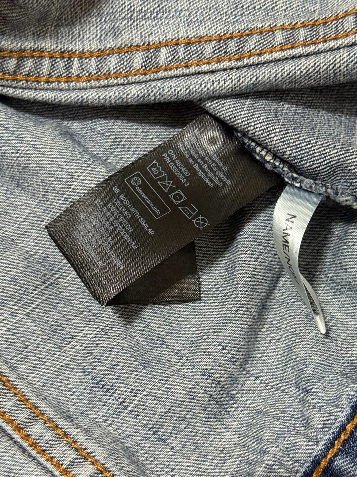 H&M Minions Denim Jean Jacket Trouble 7-8Y
